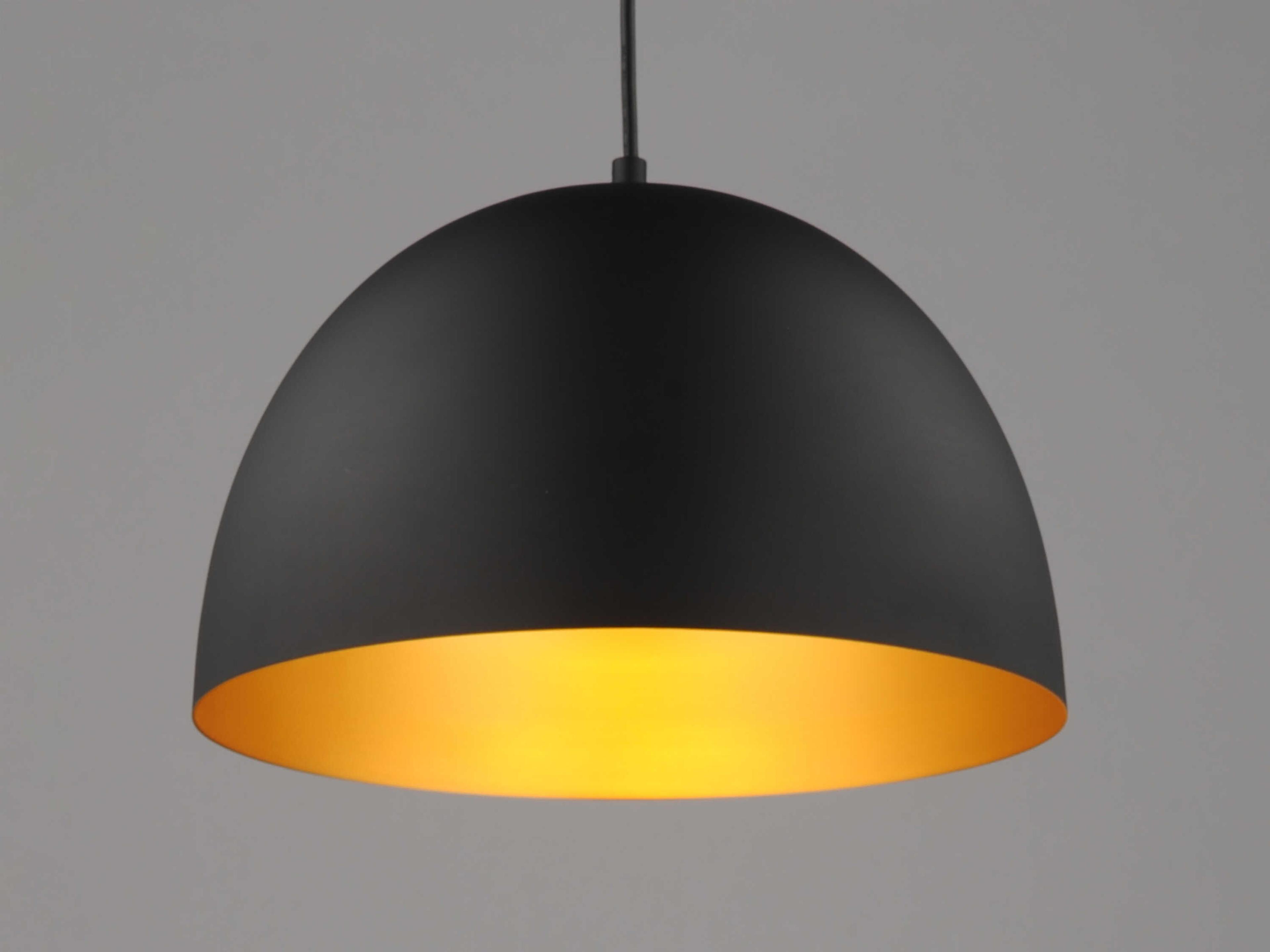 Maxim Lighting Tova 1-Light Black Gold Pendant