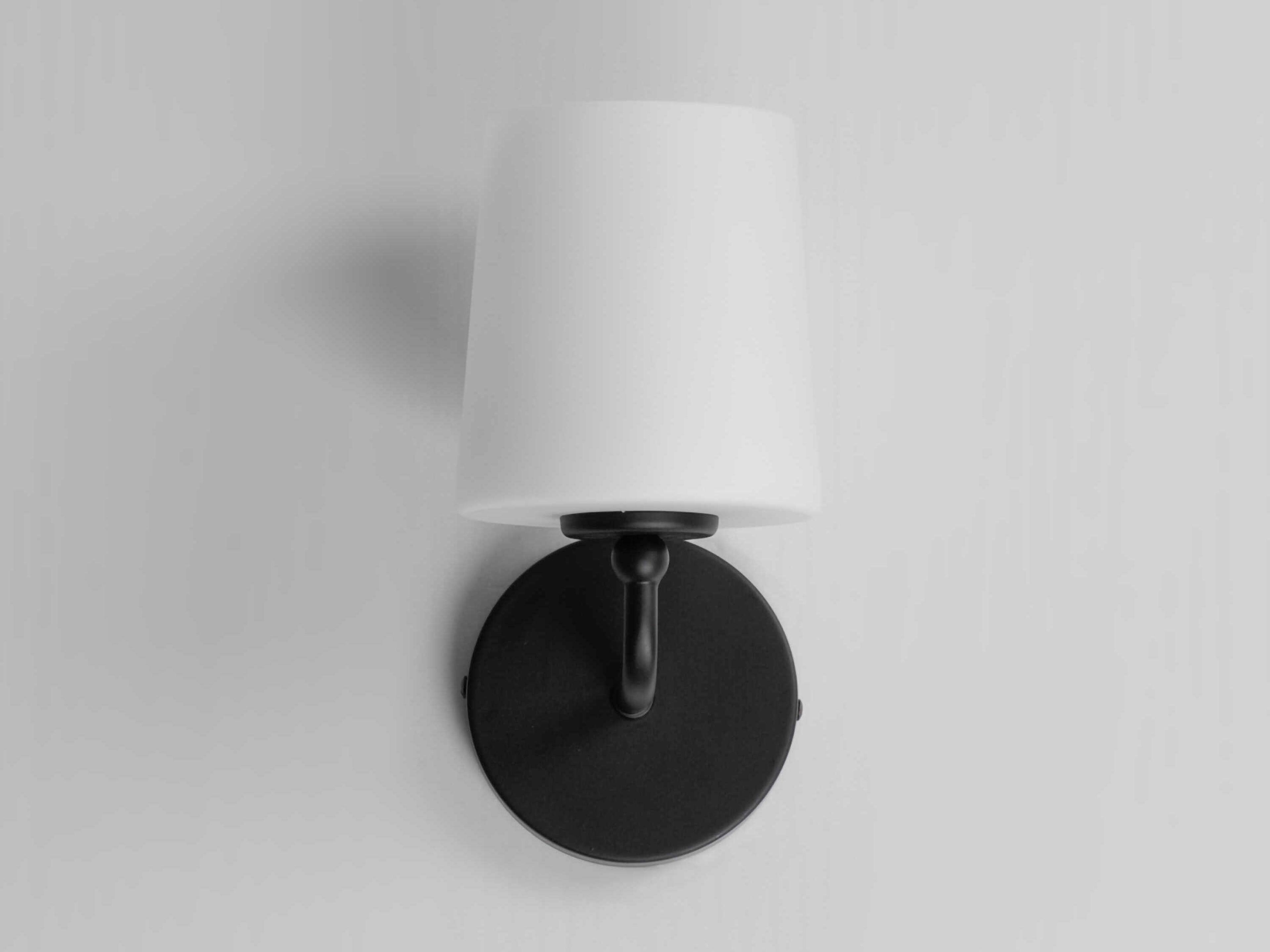 Maxim Lighting Bristol 1-Light Black Glass Wall Sconce