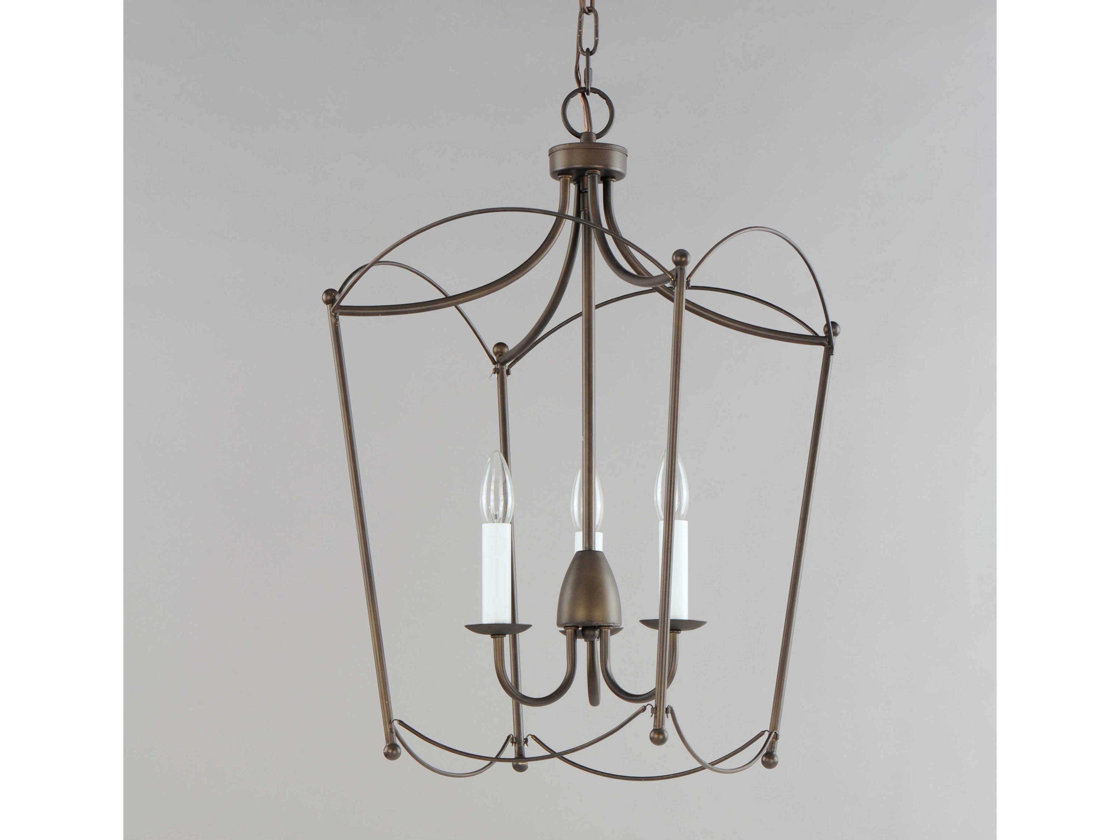 Maxim Lighting Plumette 3-Light Chestnut Bronze Candelabra Chandelier