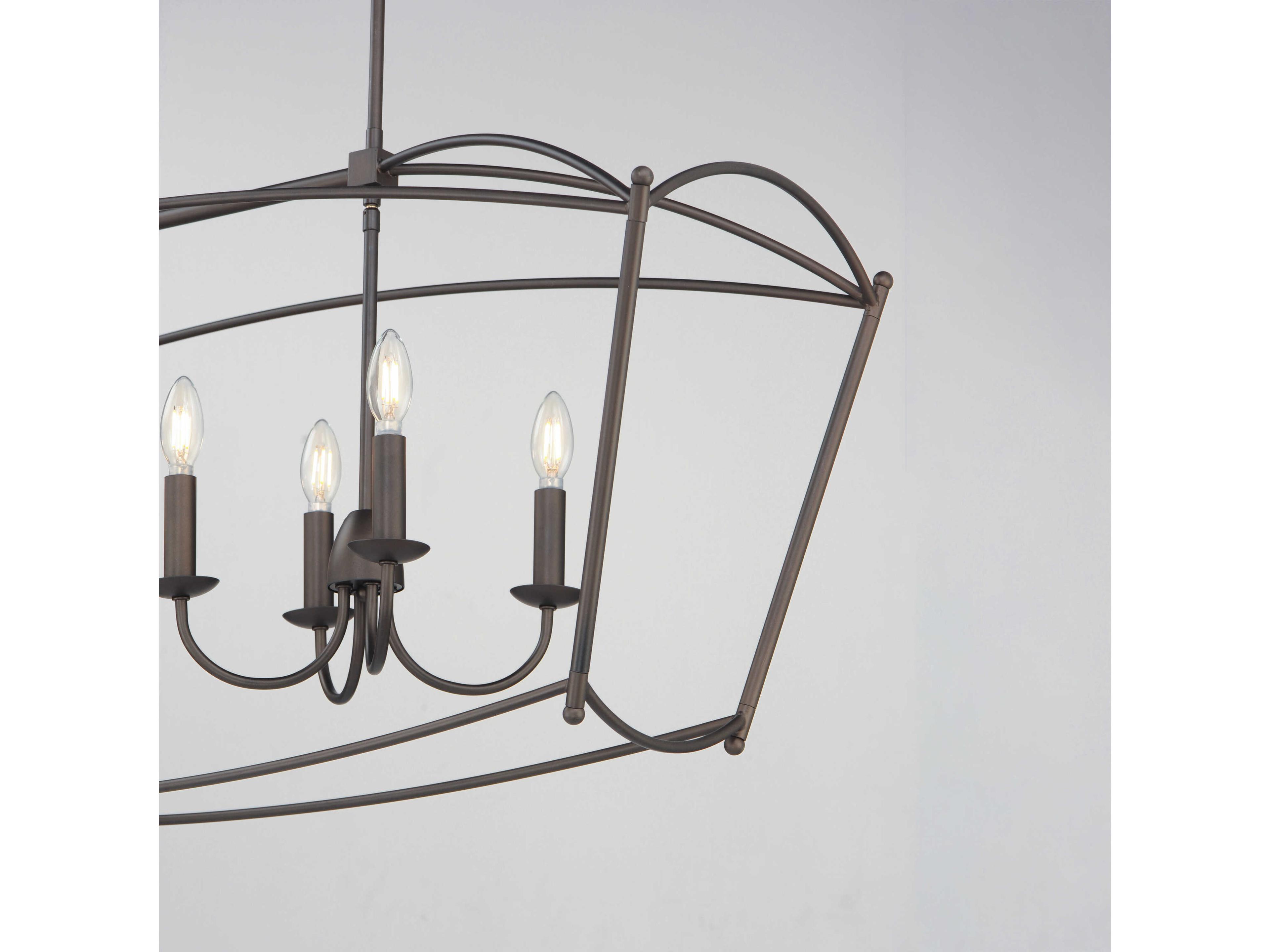 Maxim Lighting Plumette 8-Light Chestnut Bronze Island Pendant