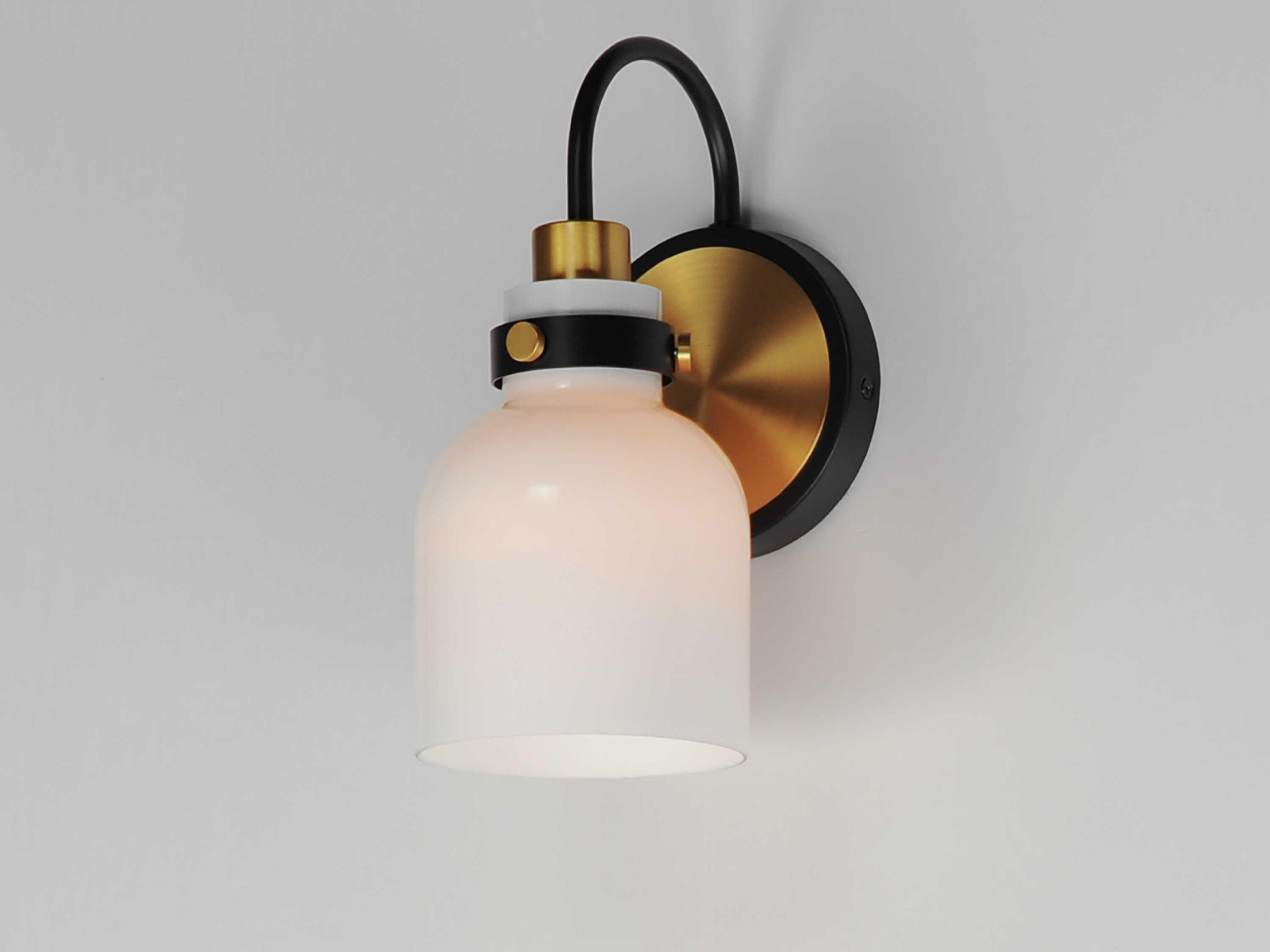 Maxim Lighting Milk 1-Light Satin Brass Wall Sconce