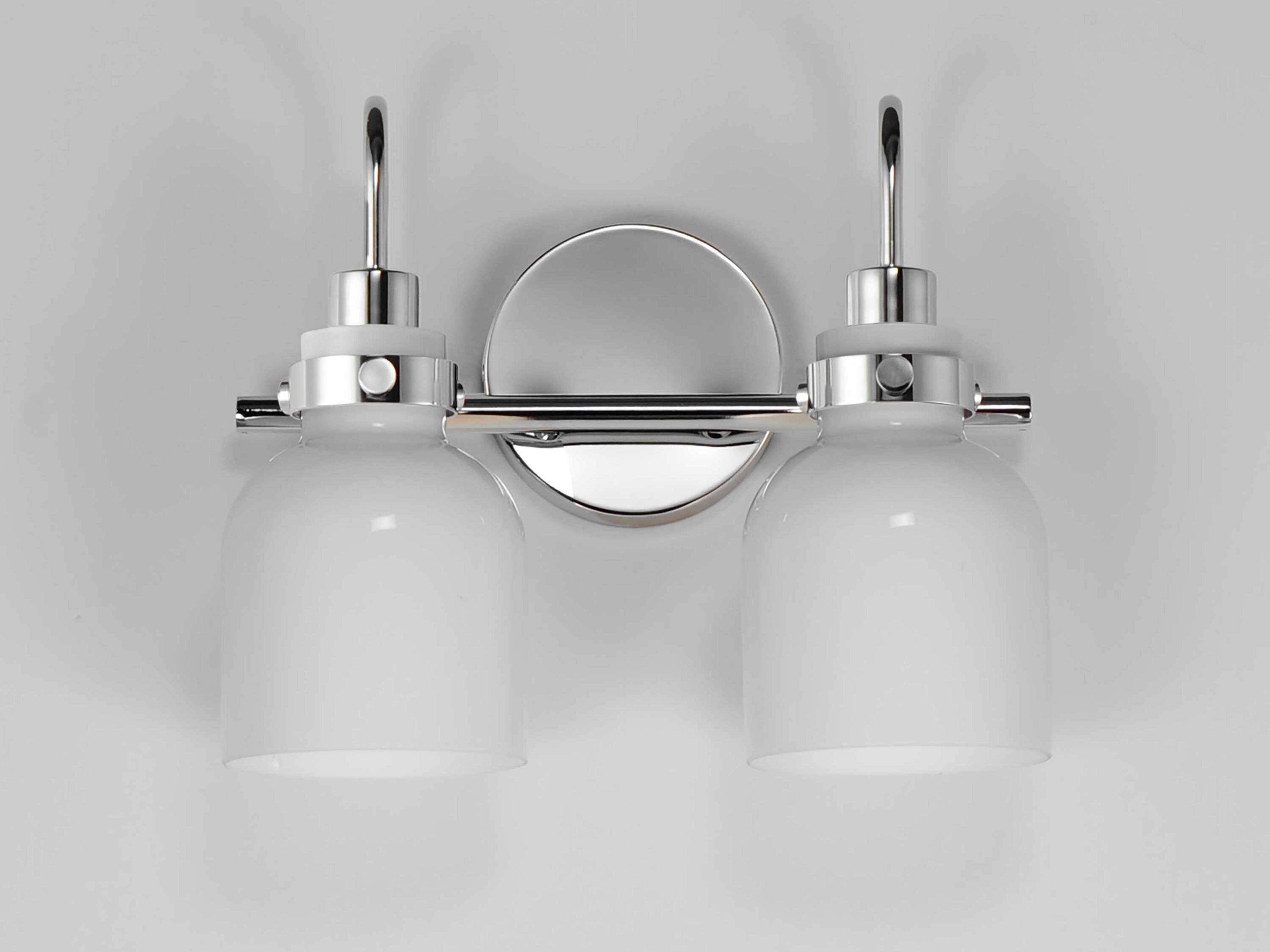 Maxim Lighting Milk 2-Light Polished Chrome Vanity Light