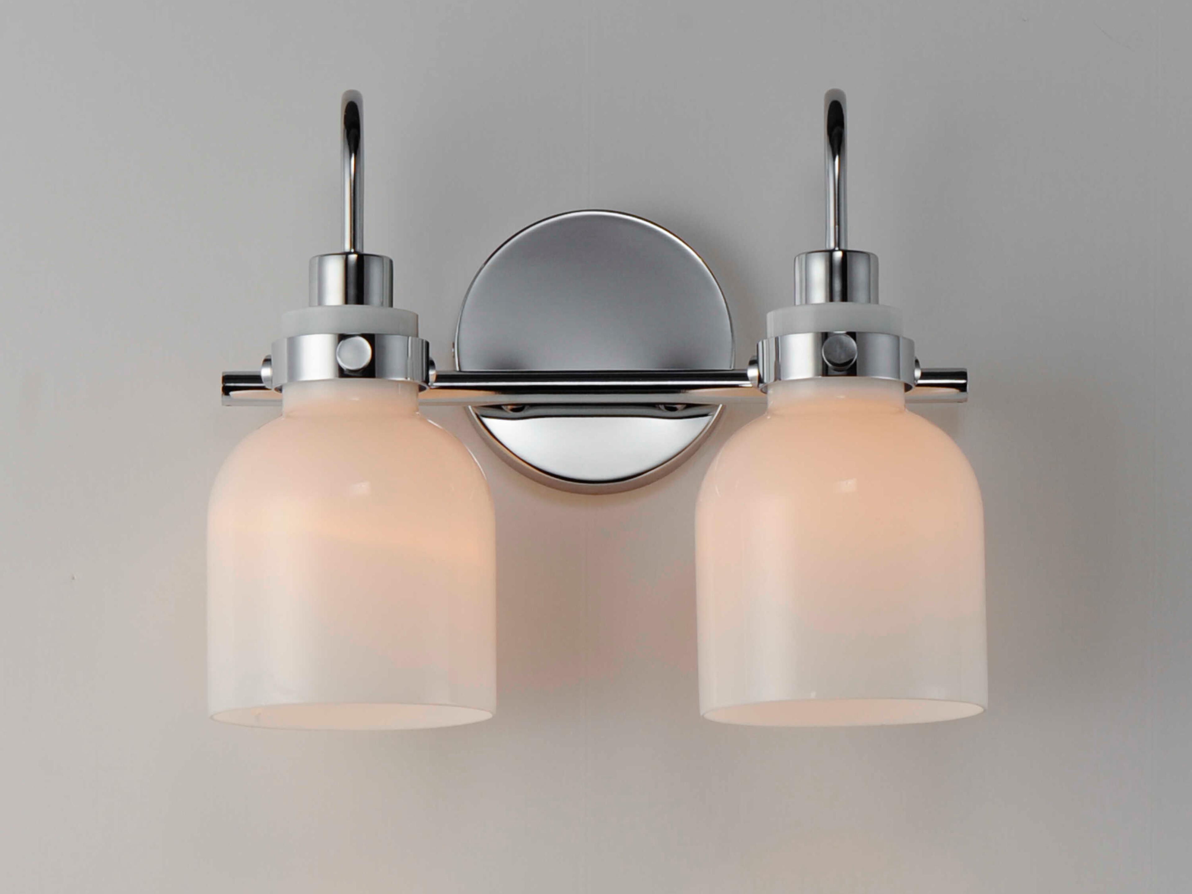 Maxim Lighting Milk 2-Light Polished Chrome Vanity Light