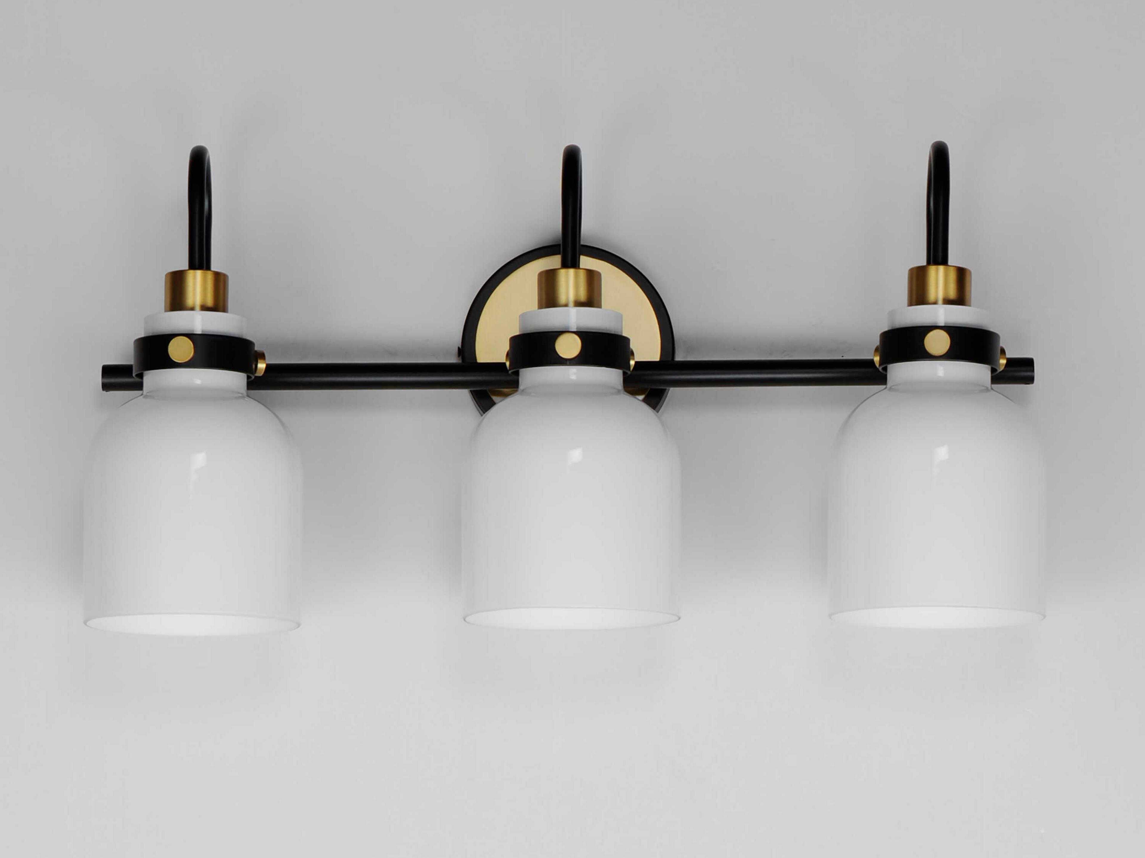Maxim Lighting Milk 3-Light Satin Brass Vanity Light