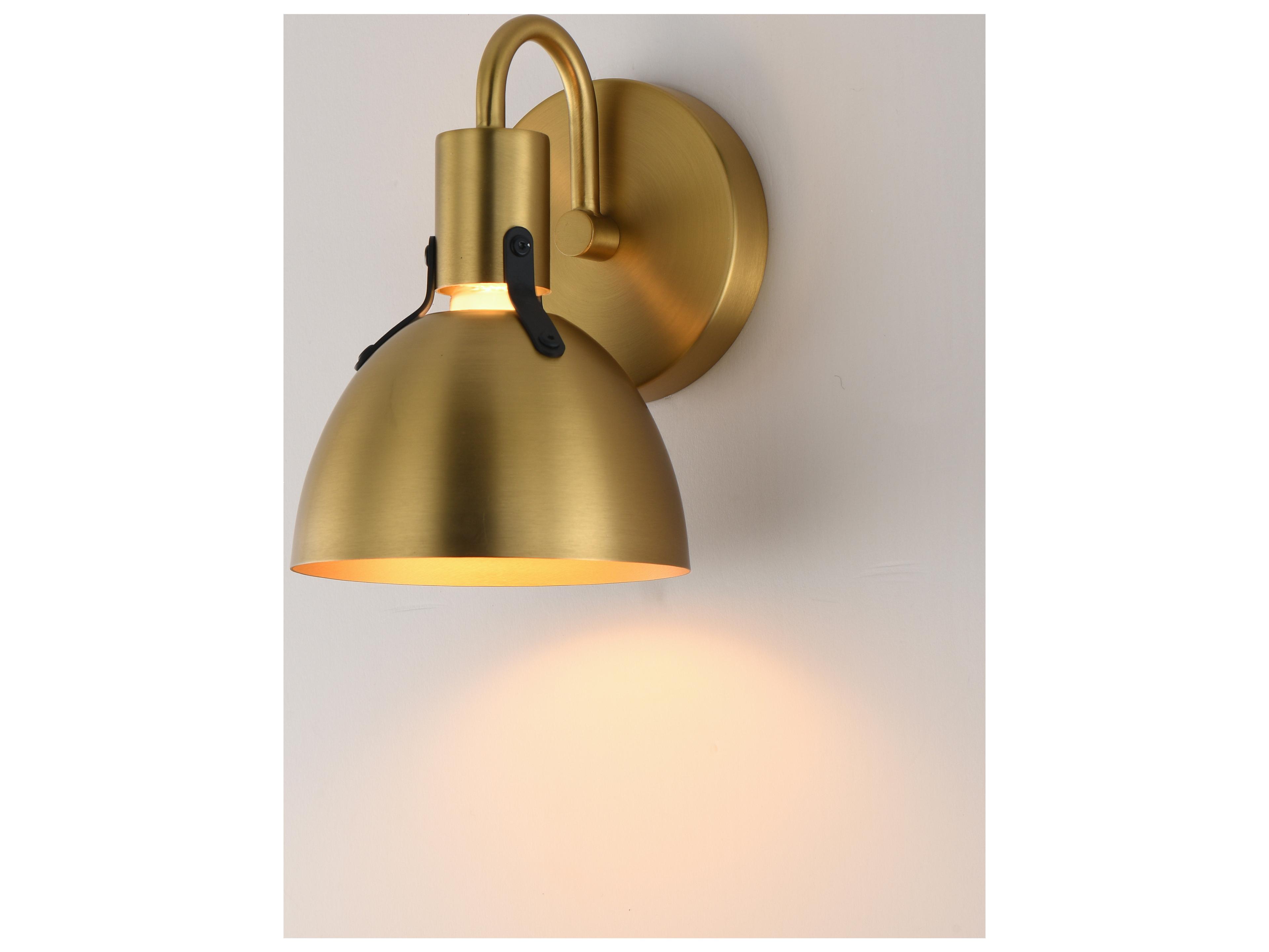 Maxim Lighting Dusk 1- Light Satin Brass Wall Sconce