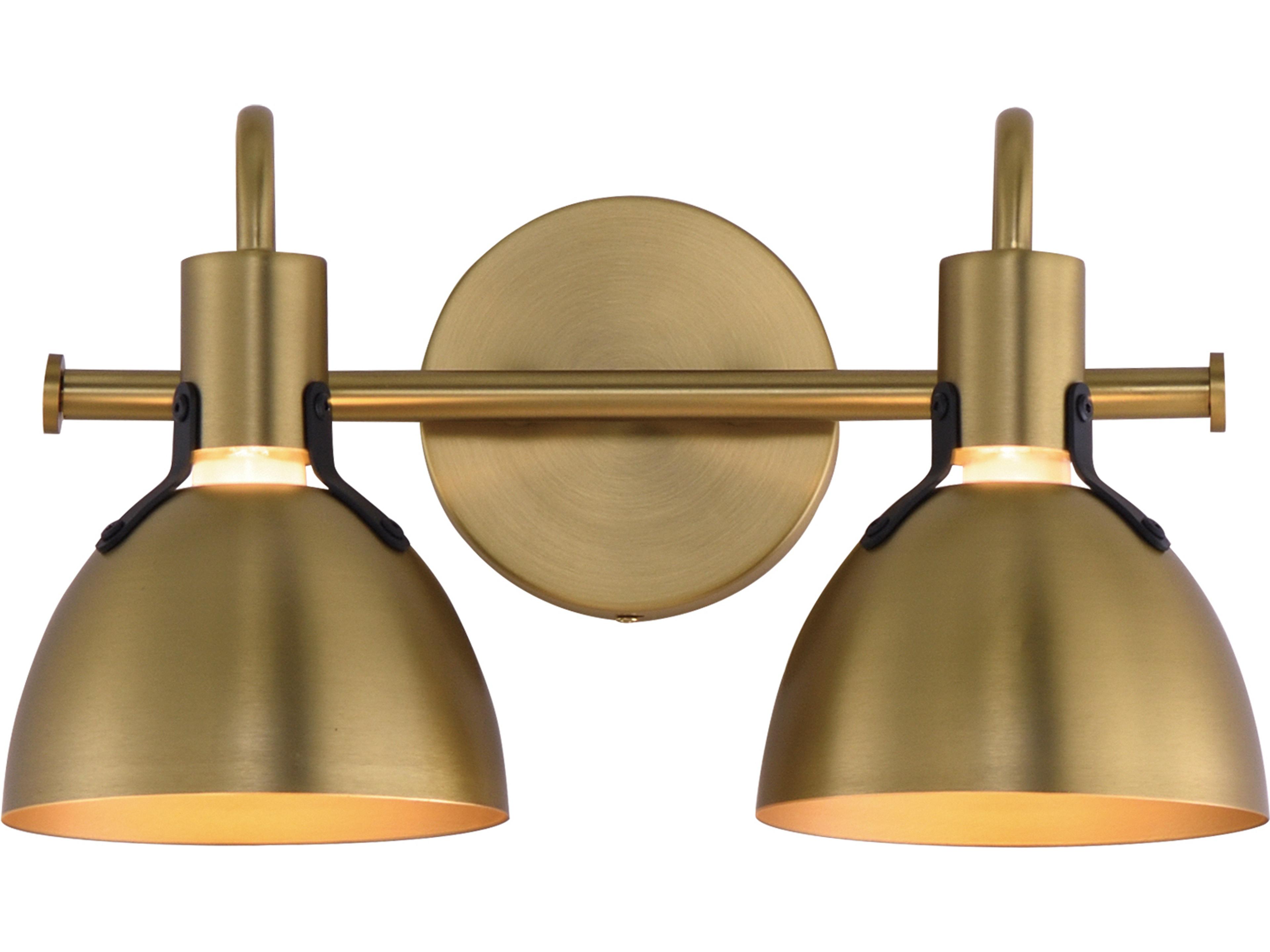 Dusk 2- Light Satin Brass Vanity