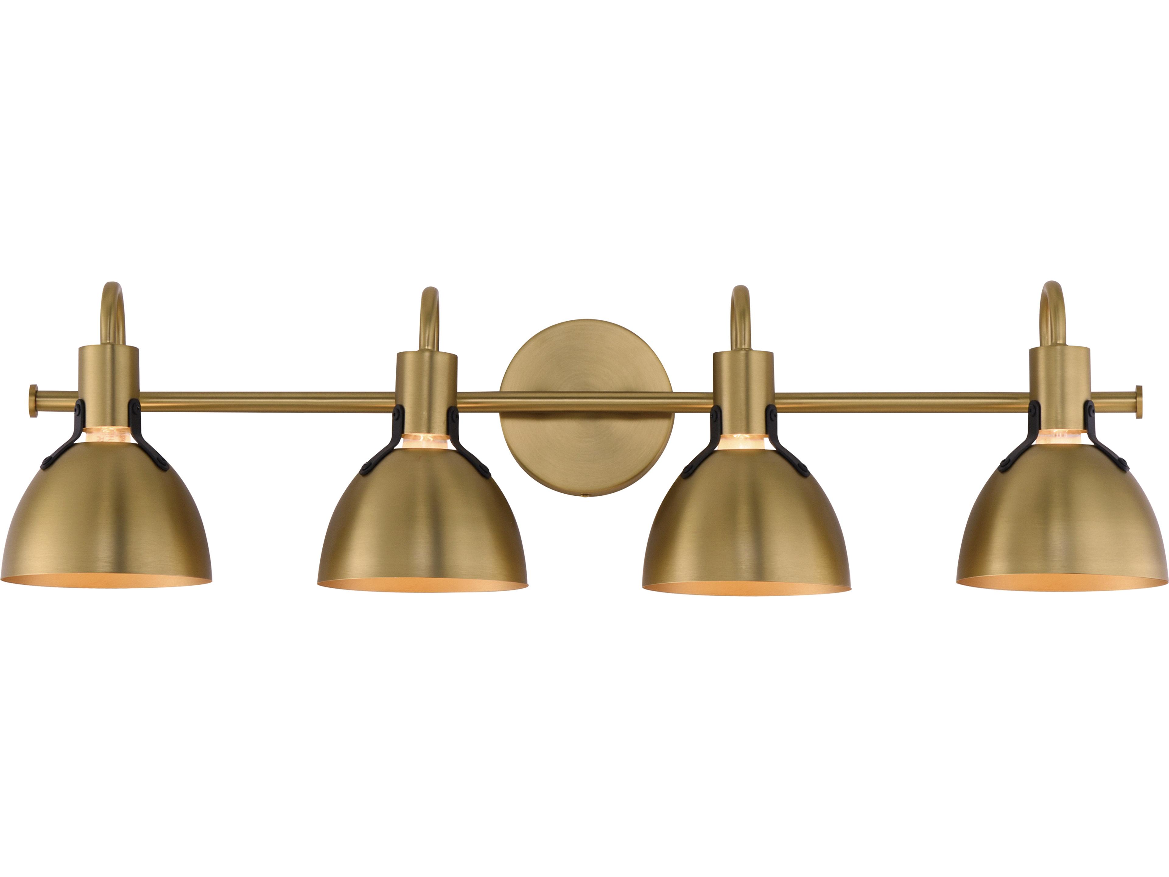 Dusk 4- Light Satin Brass Vanity