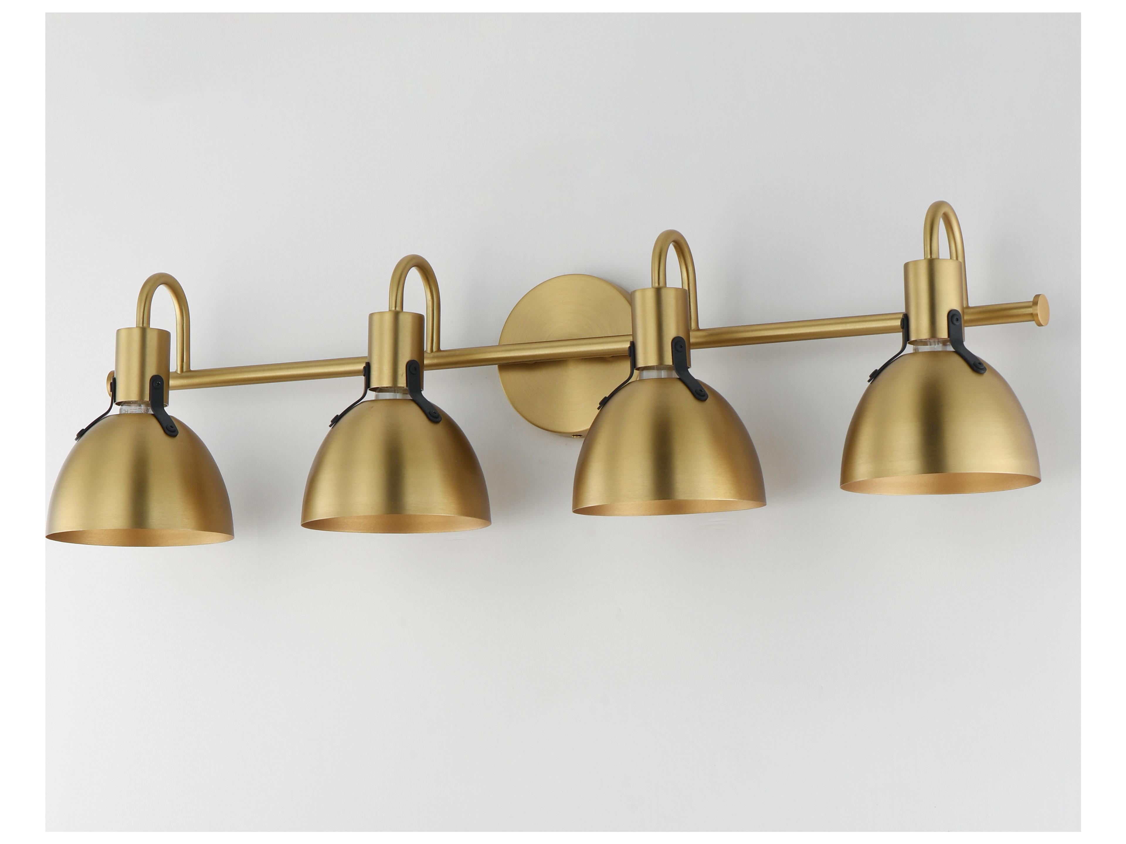 Maxim Lighting Dusk 4- Light Satin Brass Vanity