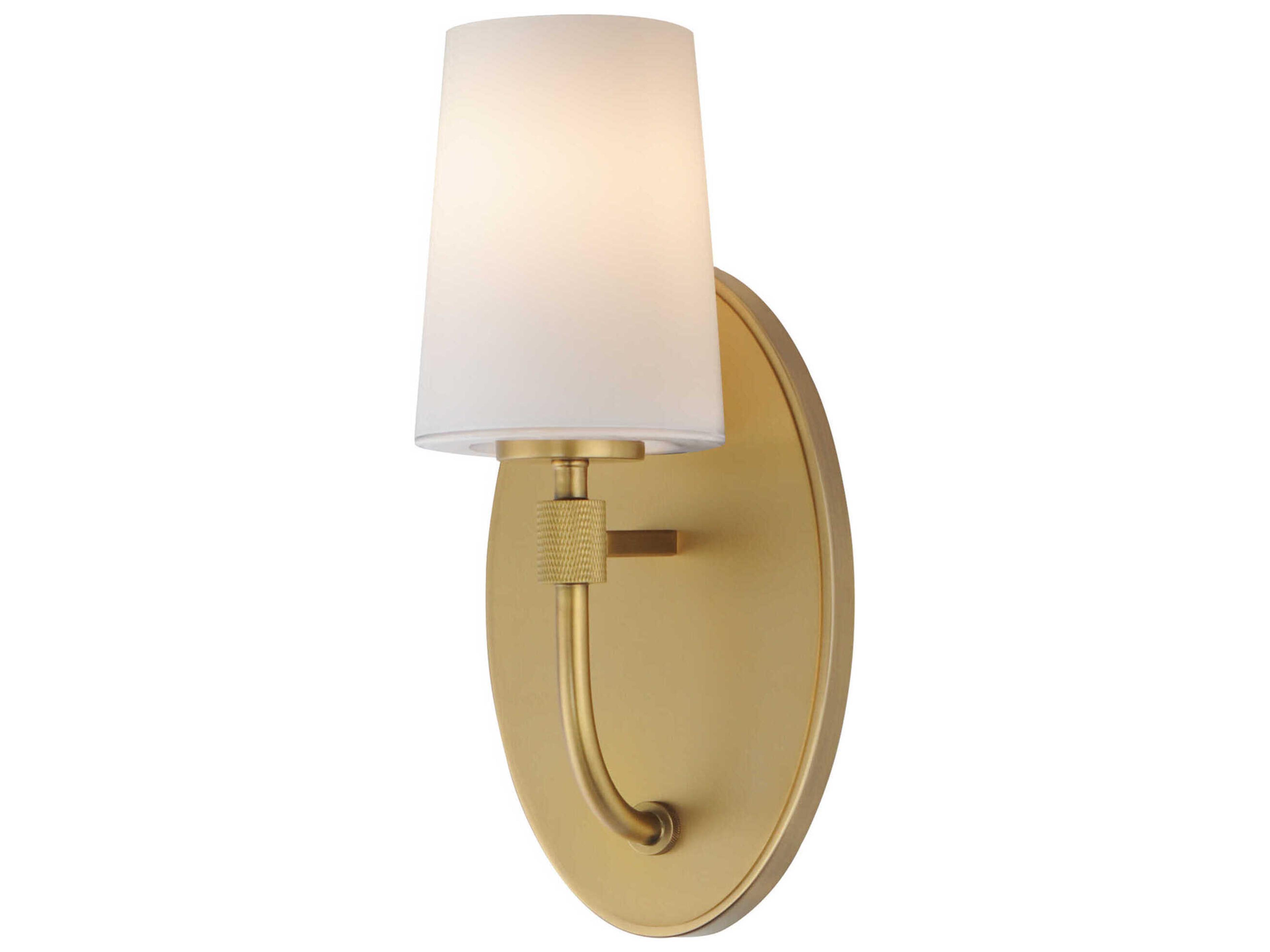 Durham 1-Light Natural Aged Brass Wall Sconce