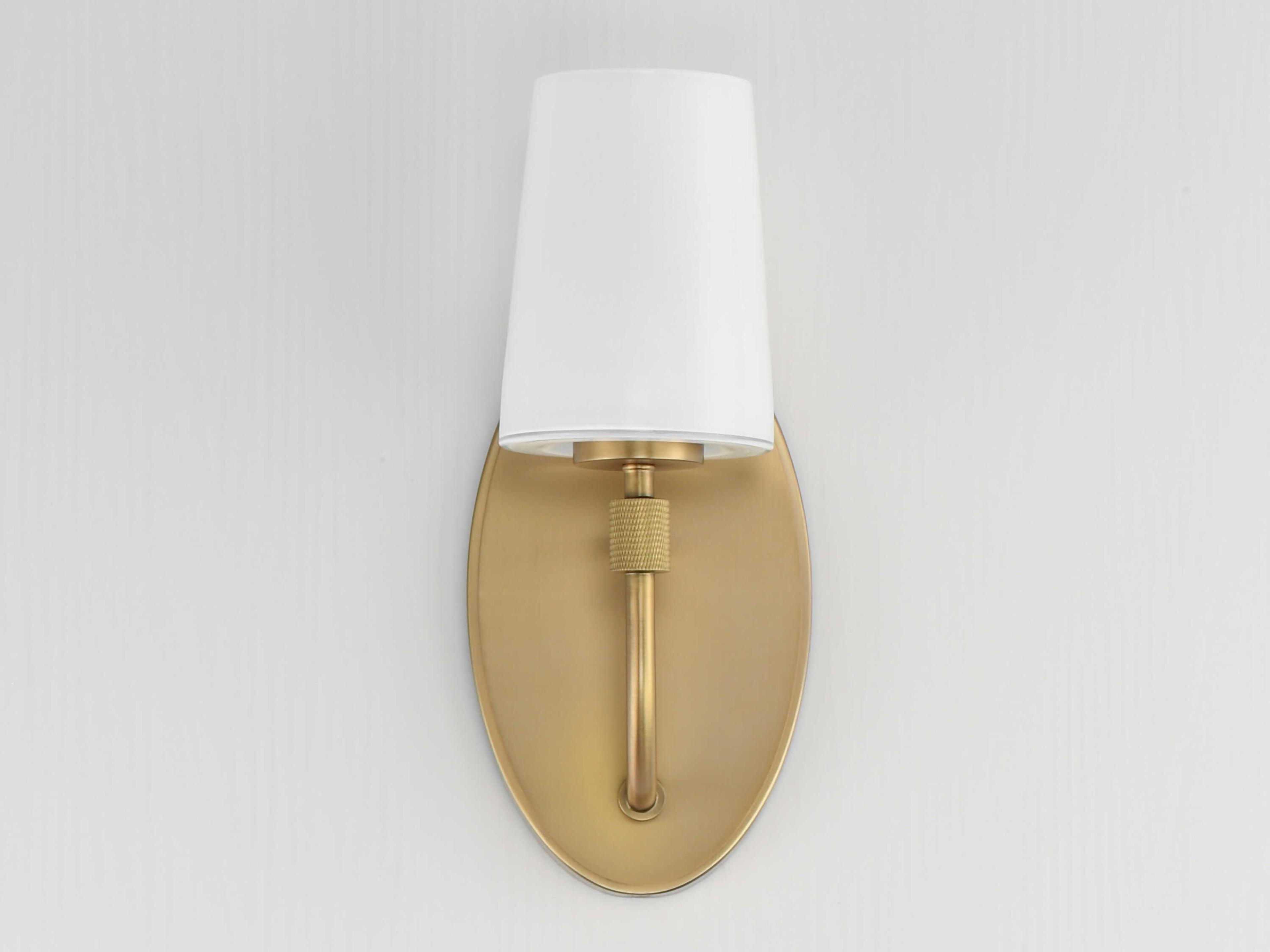 Maxim Lighting Durham 1-Light Natural Aged Brass Wall Sconce