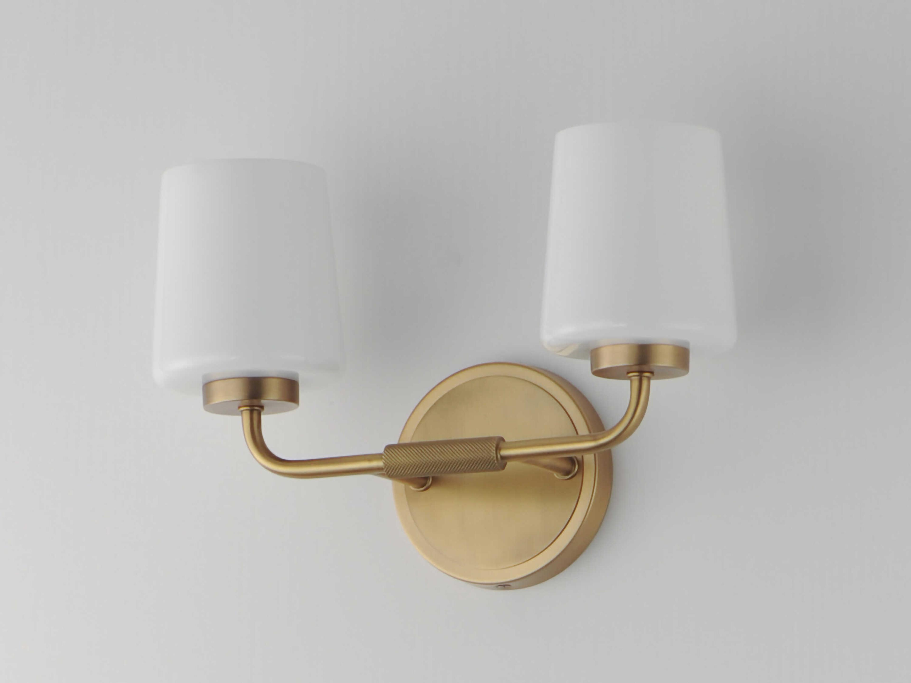 Maxim Lighting Durham 2-Light Natural Aged Brass Vanity Light