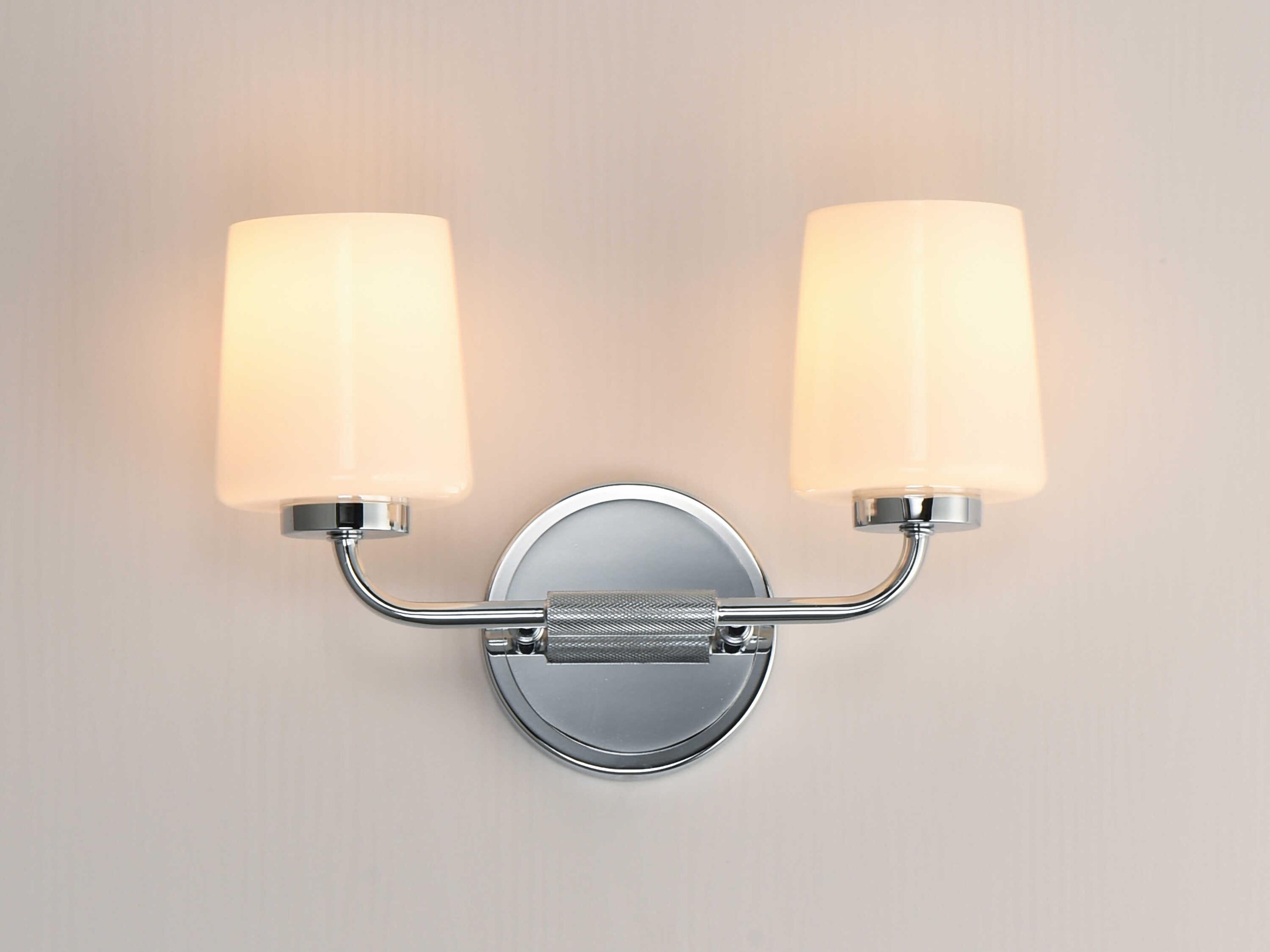 Maxim Lighting Durham 2-Light Polished Chrome Vanity Light