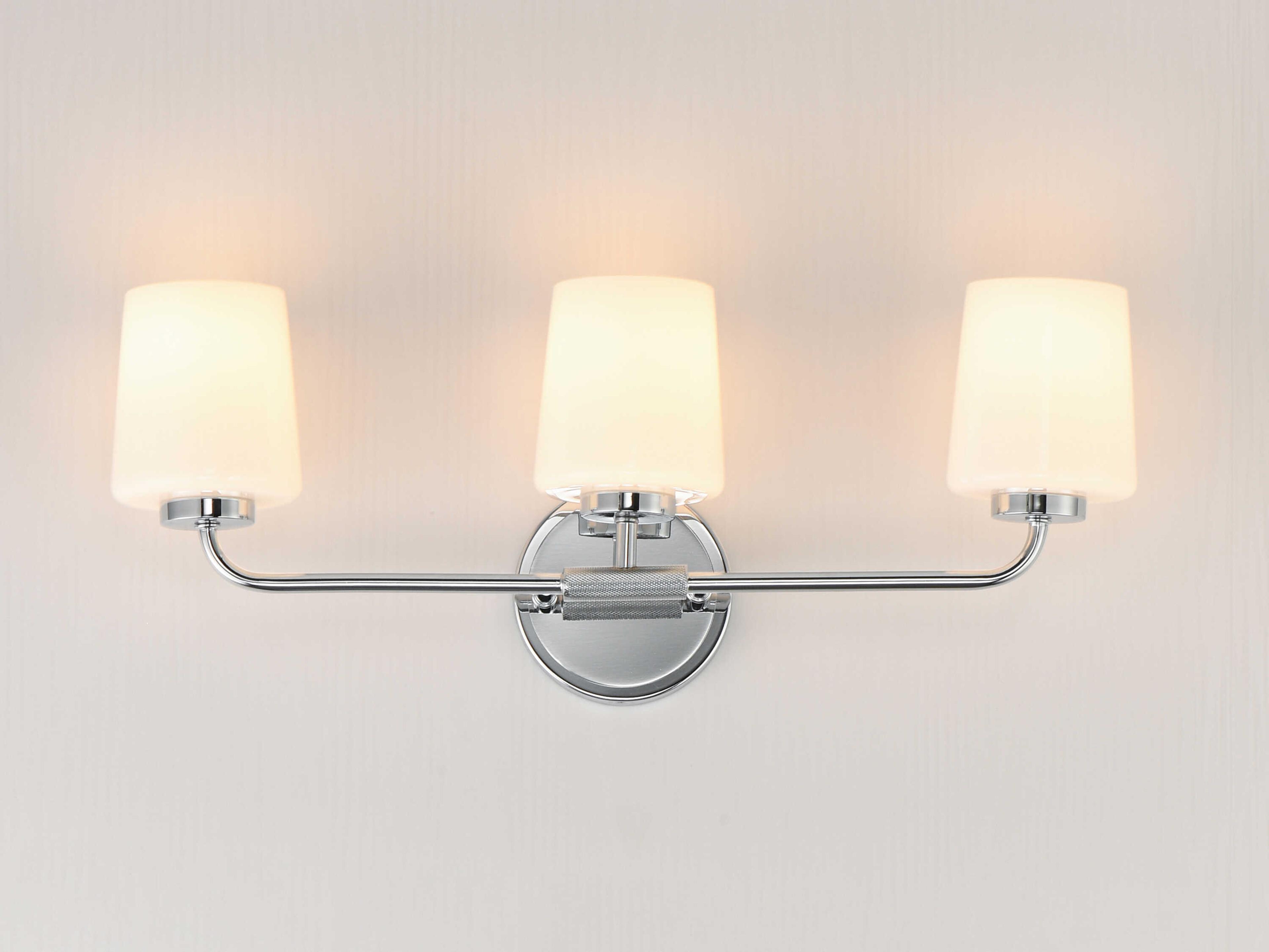 Maxim Lighting Durham 3-Light Polished Chrome Vanity Light