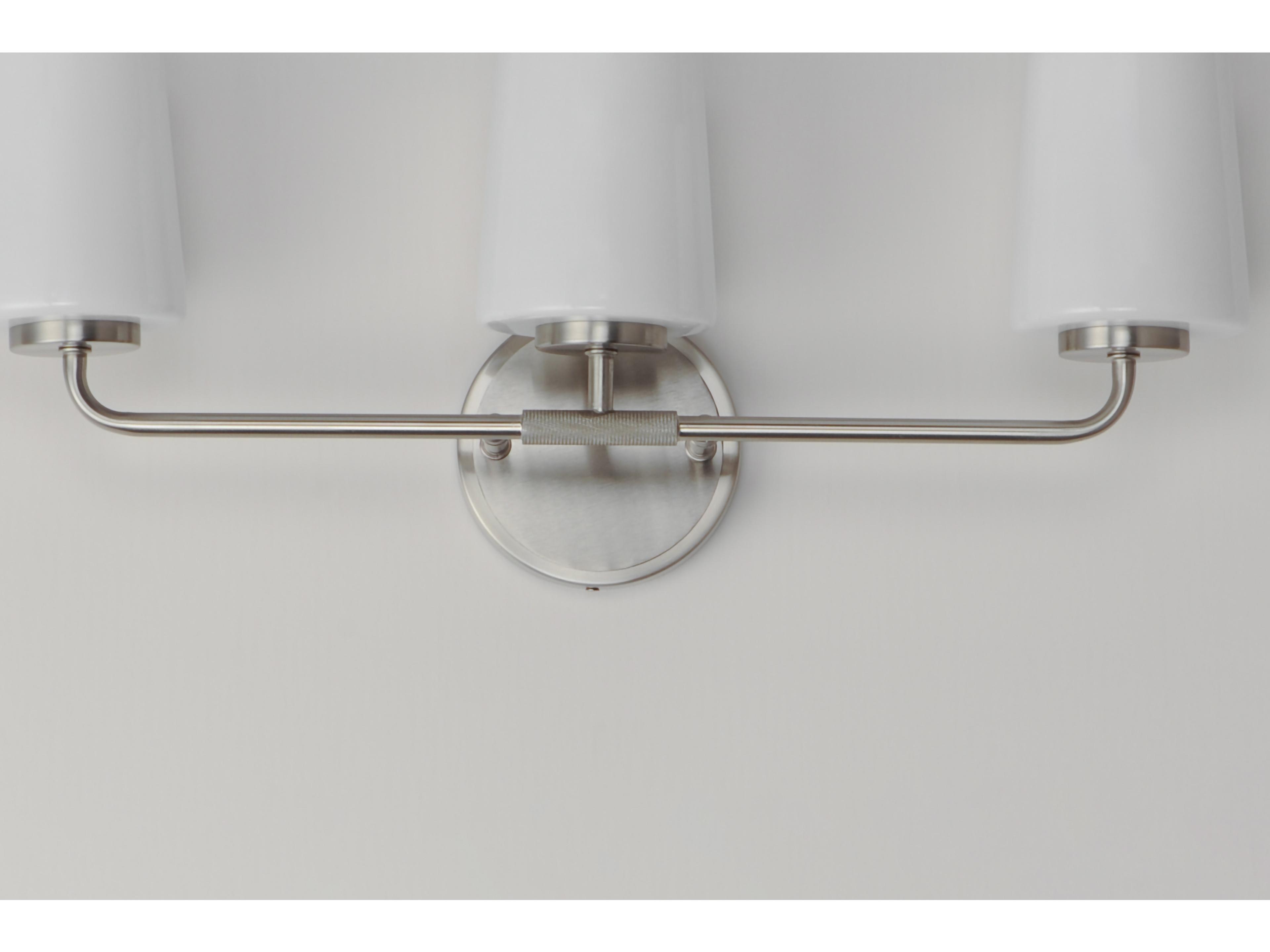 Maxim Lighting Durham 3- Light Satin Nickel Vanity