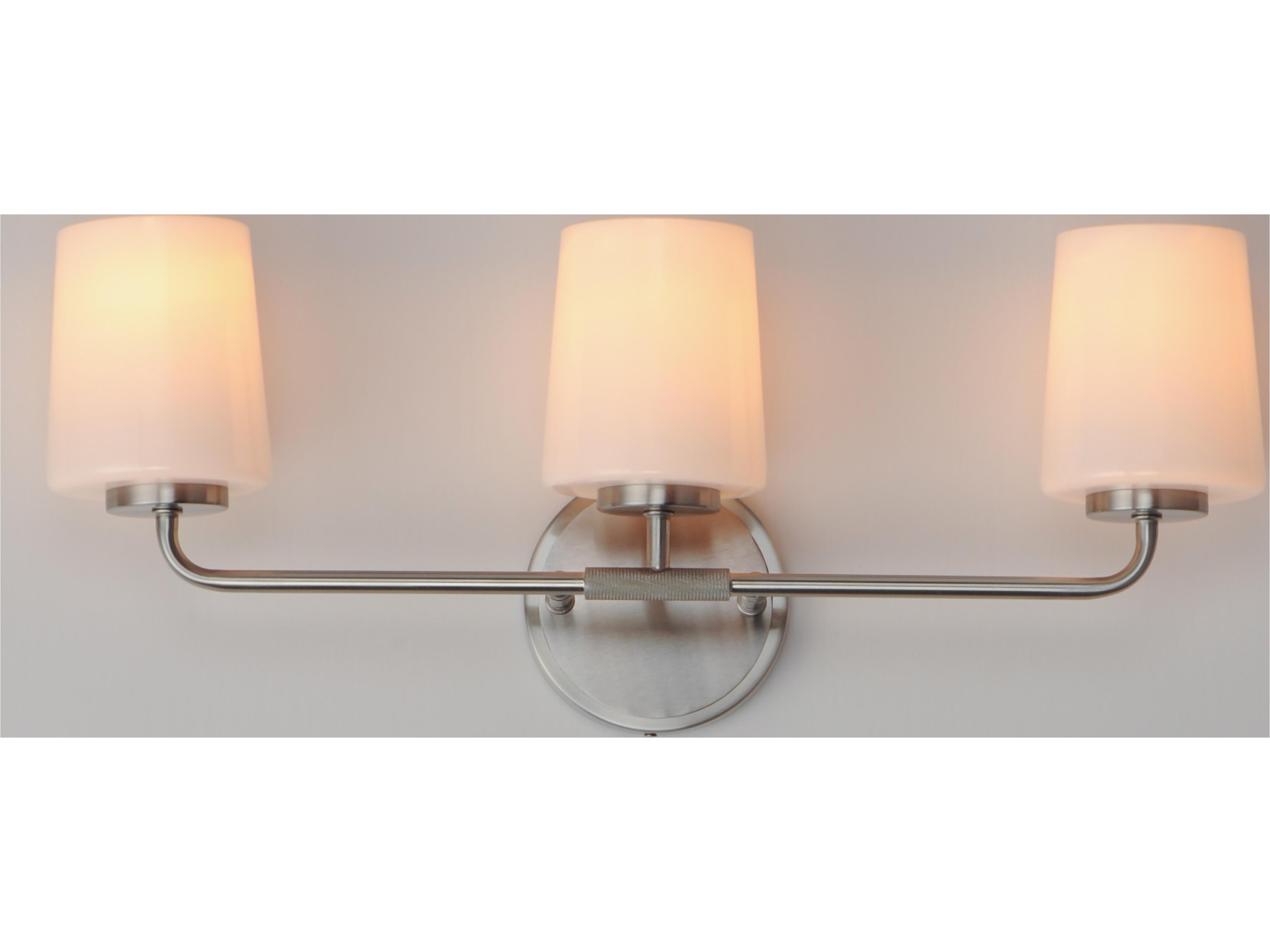 Maxim Lighting Durham 3- Light Satin Nickel Vanity