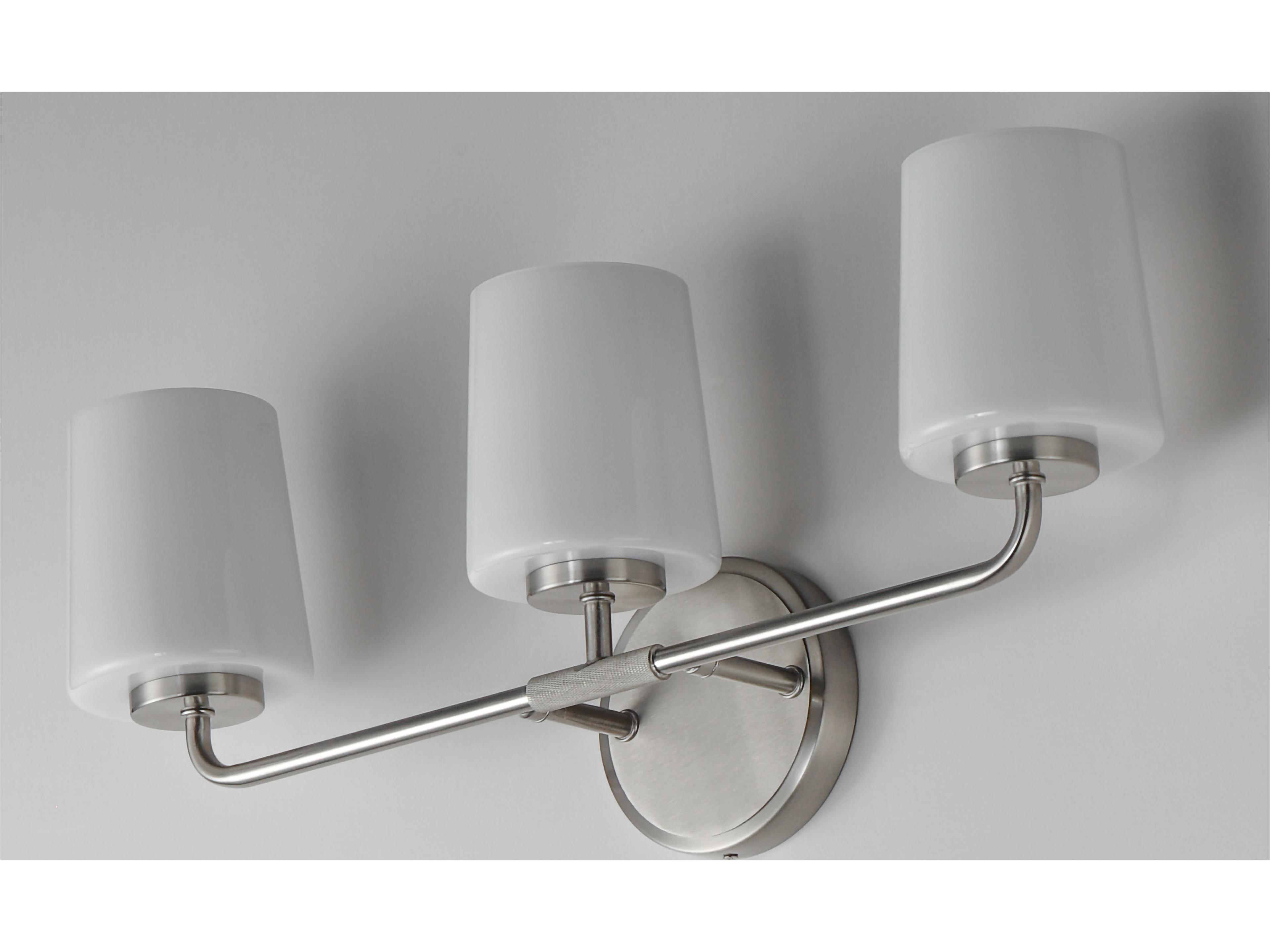 Maxim Lighting Durham 3- Light Satin Nickel Vanity