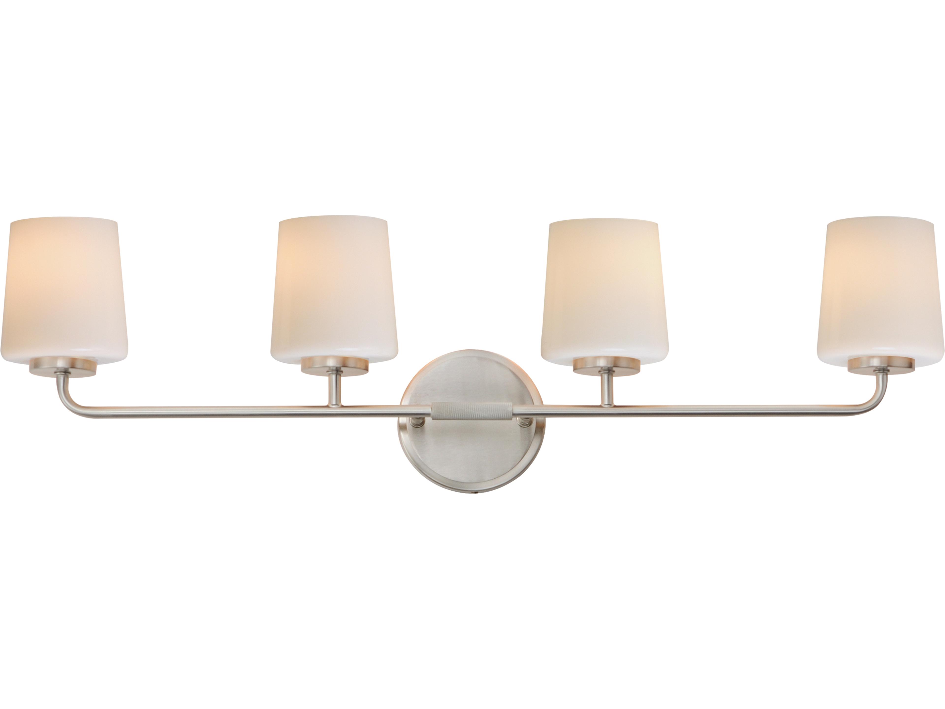 Durham 4- Light Satin Nickel Vanity