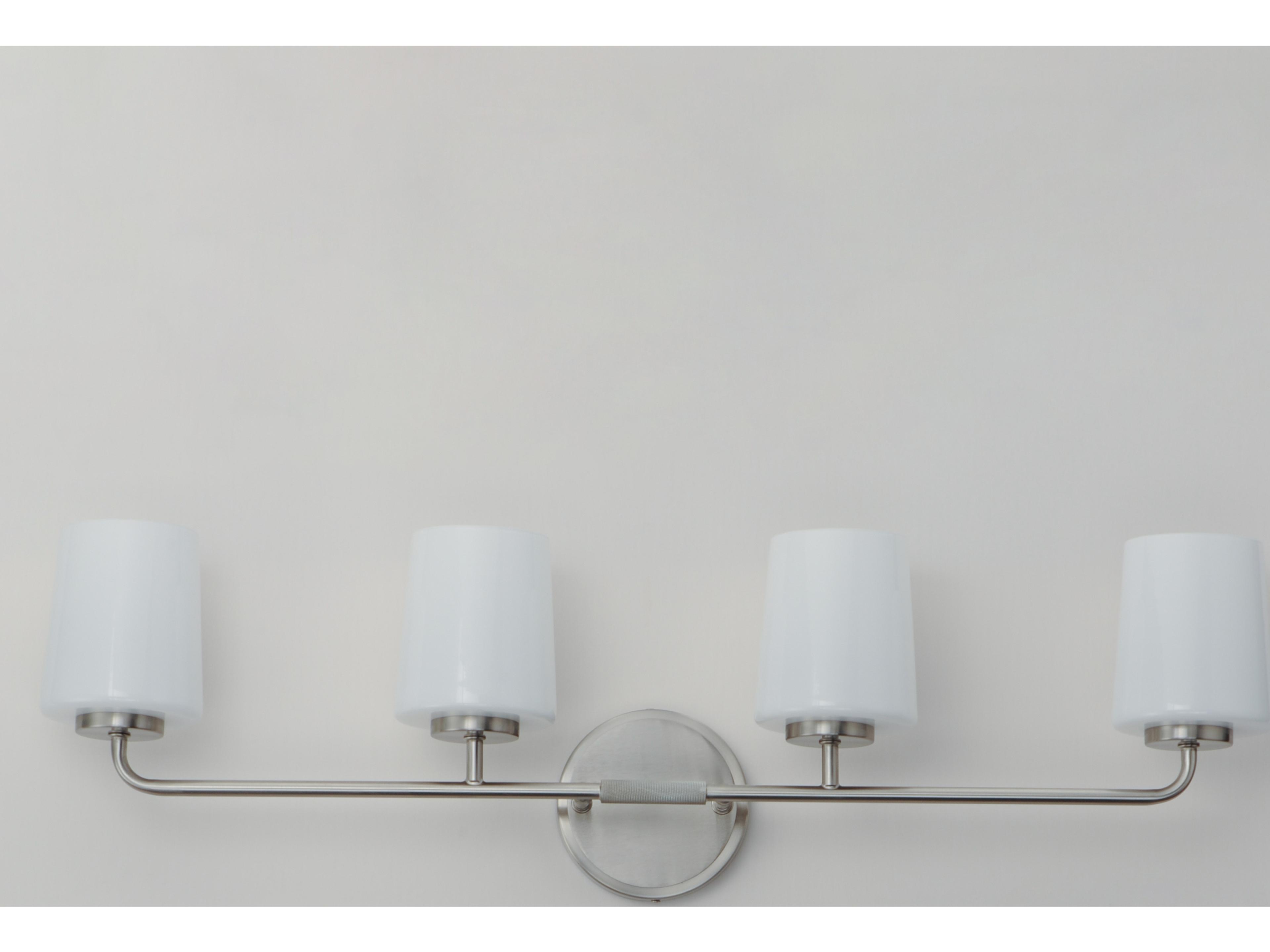 Maxim Lighting Durham 4- Light Satin Nickel Vanity