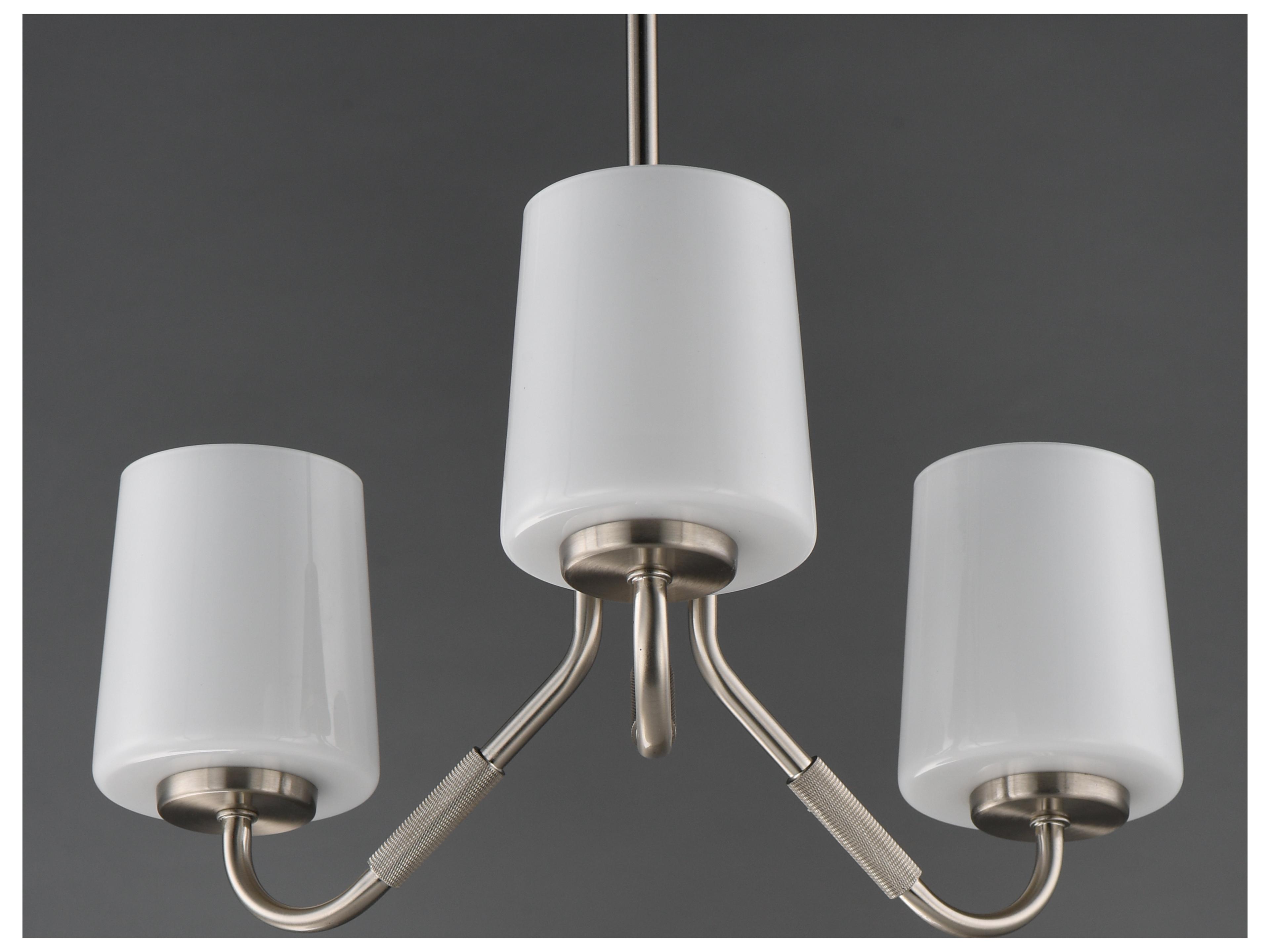 Maxim Lighting Durham 3- Light Satin Nickel Chandelier