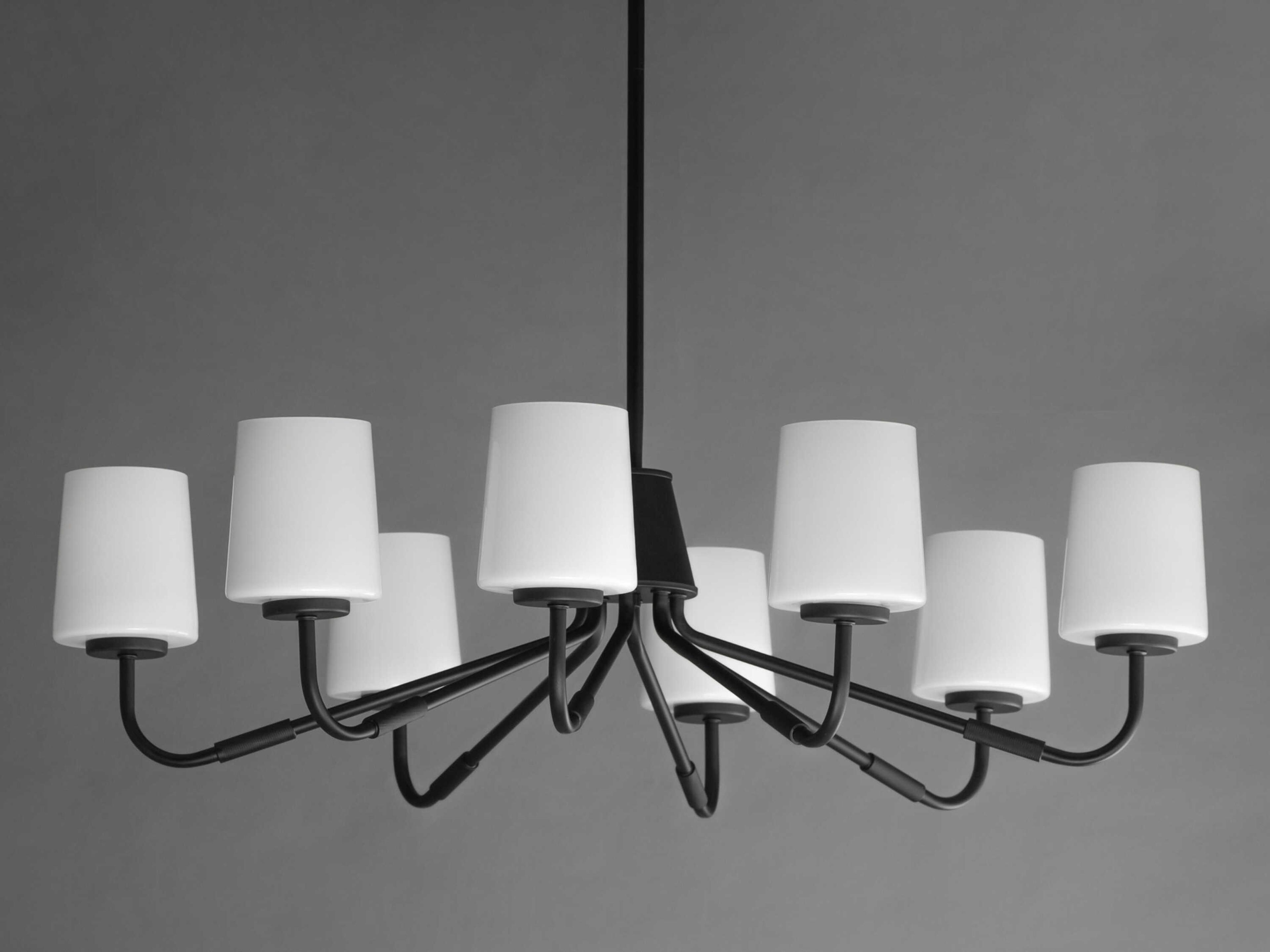 Maxim Lighting Durham 8-Light Black Chandelier