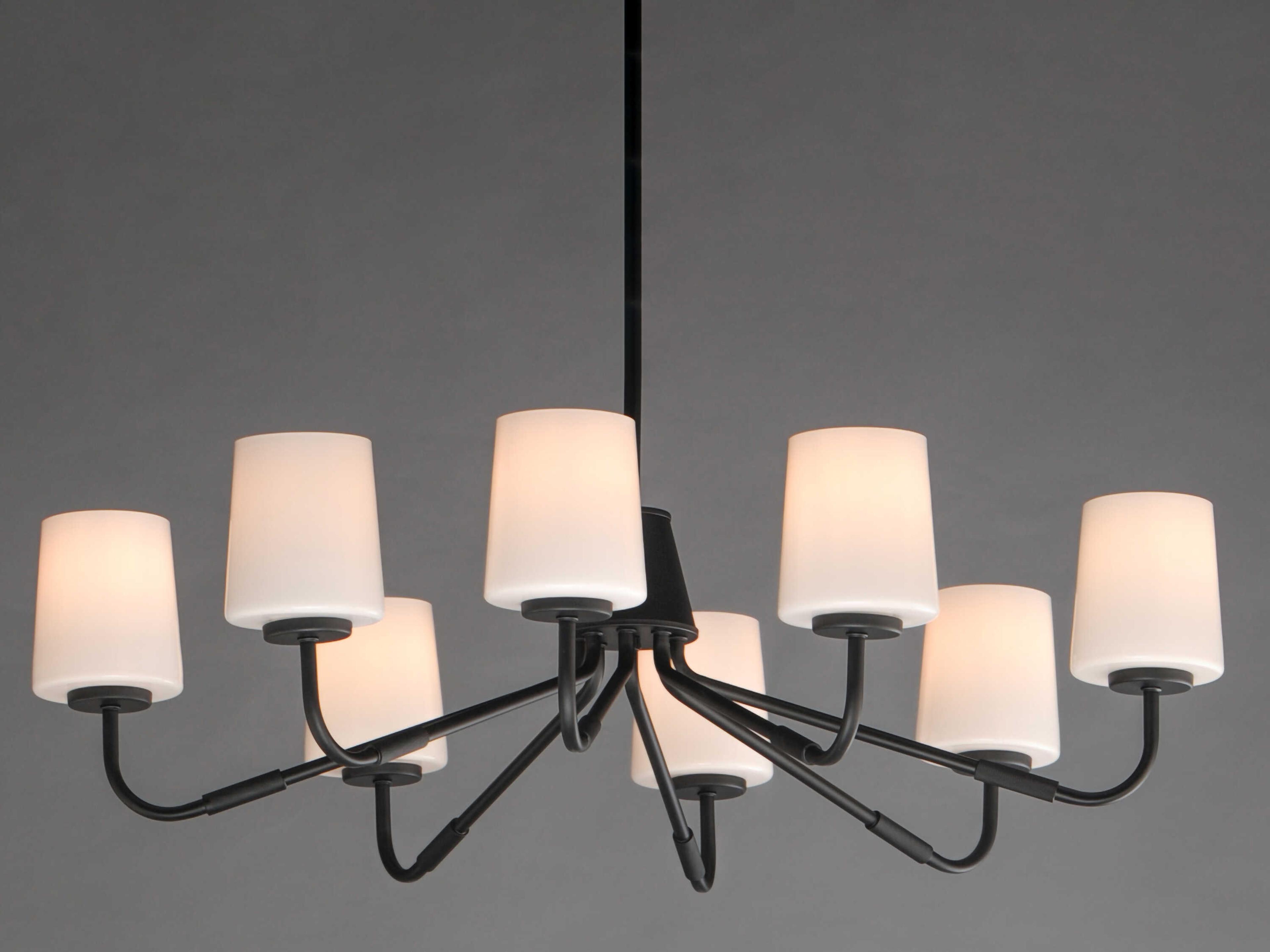 Maxim Lighting Durham 8-Light Black Chandelier