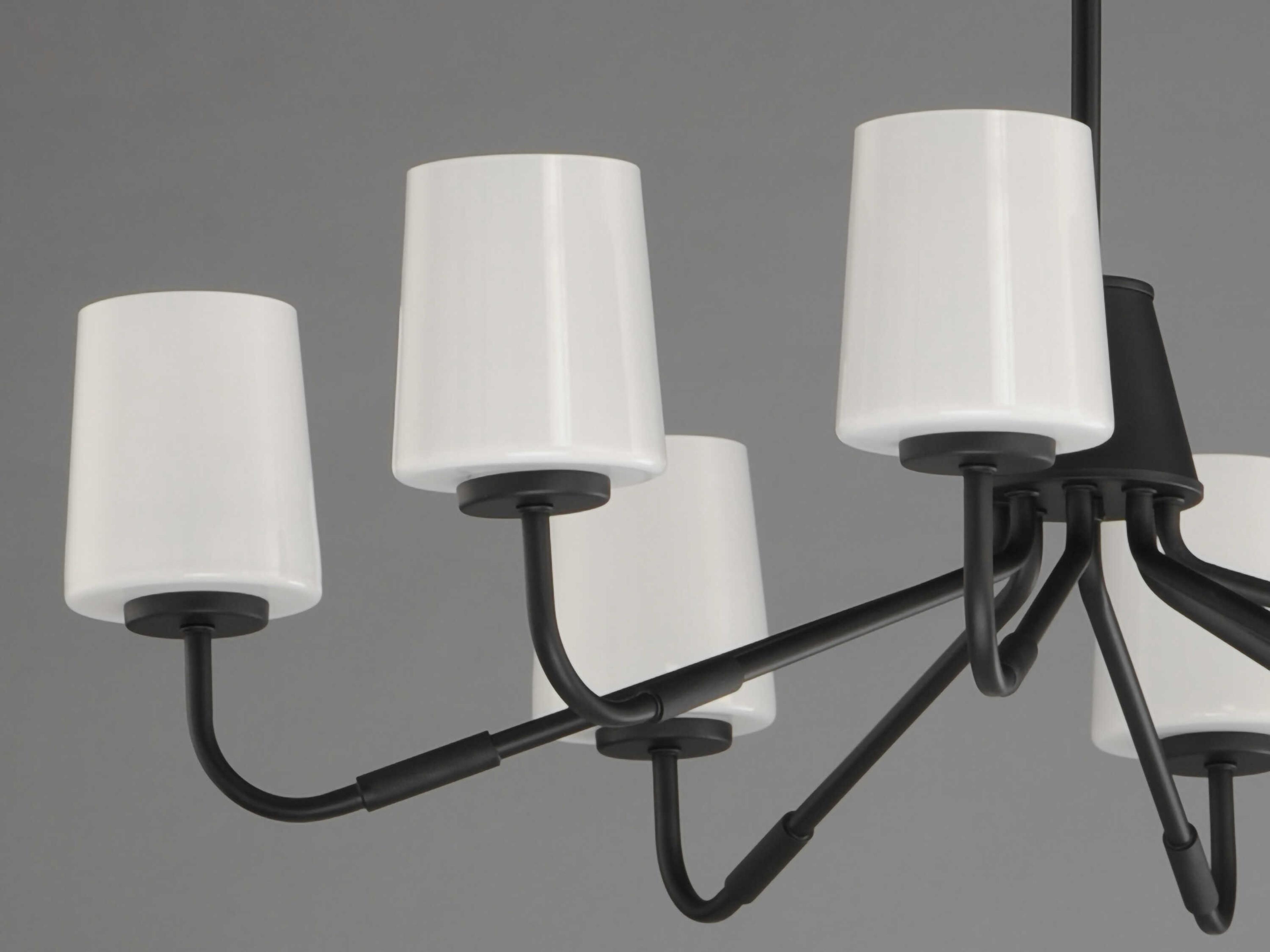 Maxim Lighting Durham 8-Light Black Chandelier