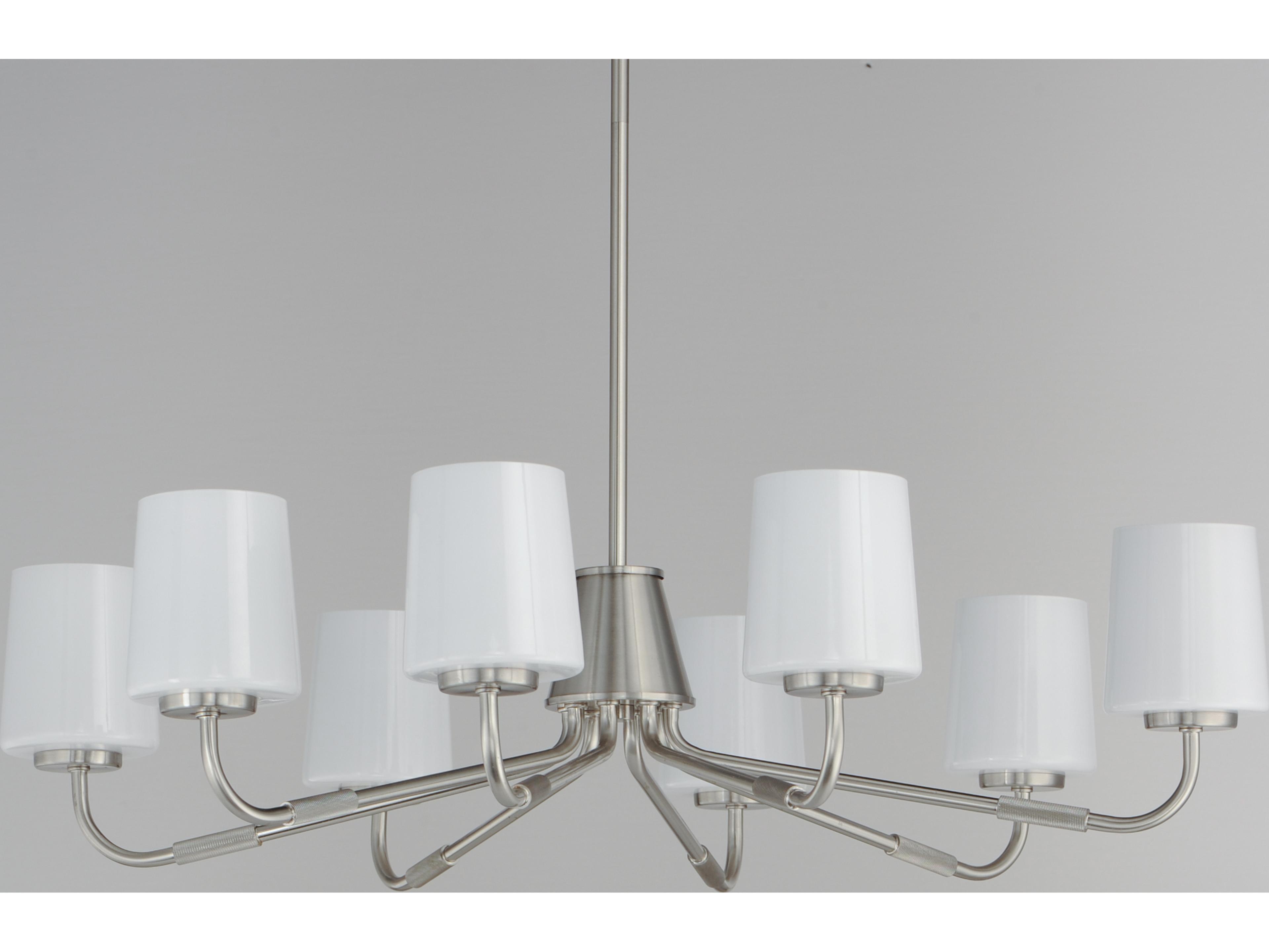 Maxim Lighting Durham 8- Light Satin Nickel Chandelier