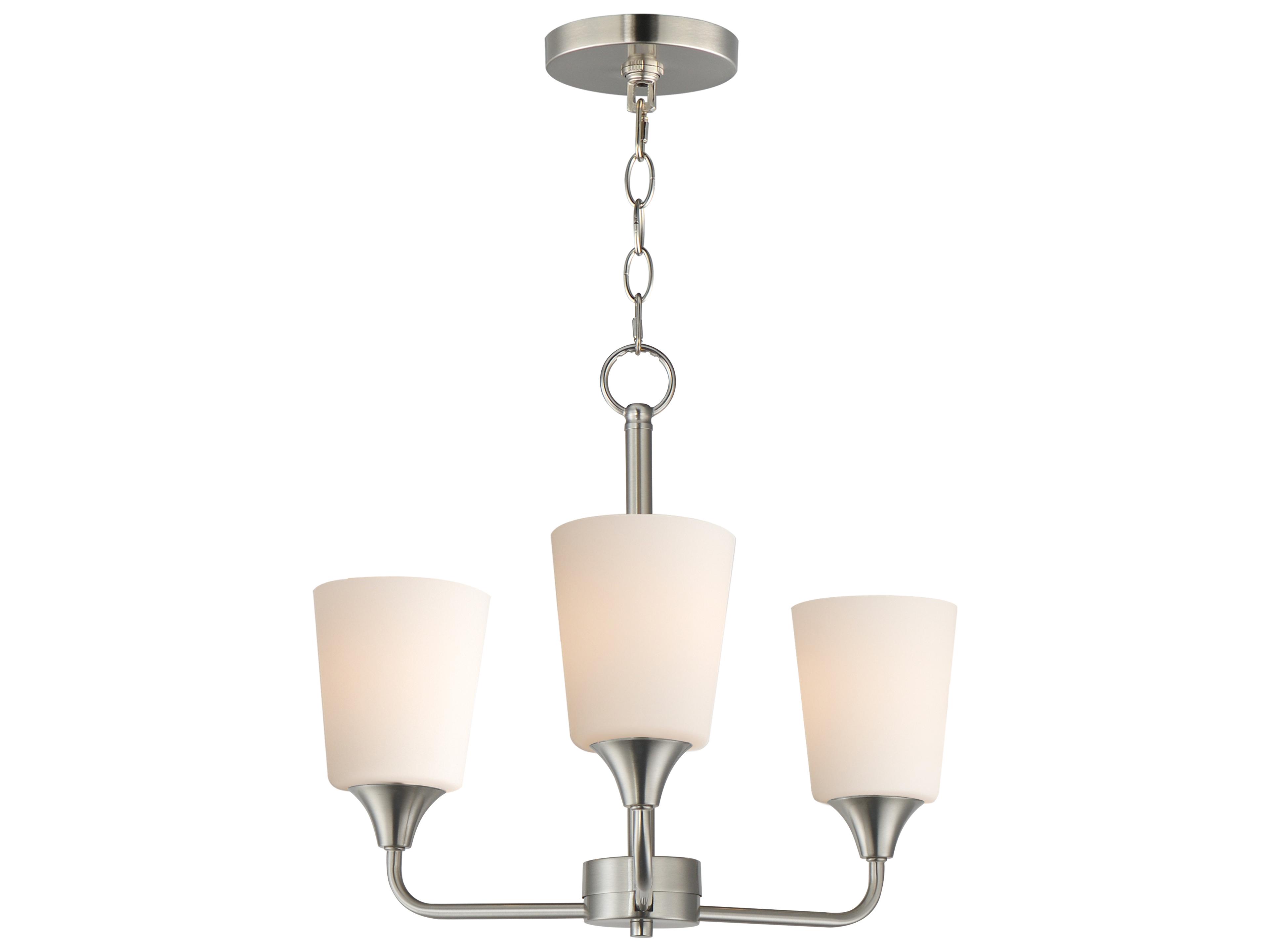 Hudson 3- Light Satin Nickel Chandelier