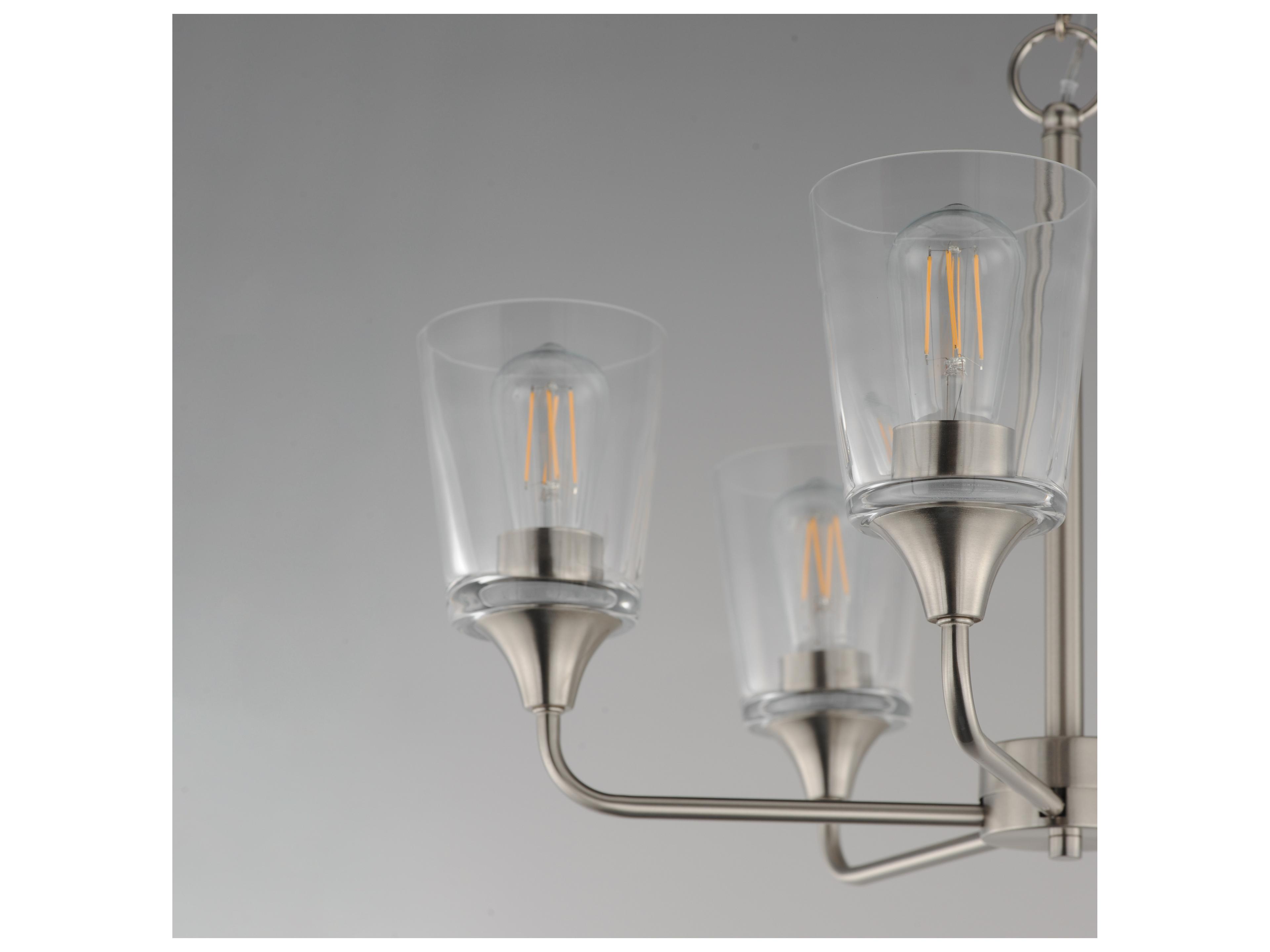 Maxim Lighting Hudson 5- Light Satin Nickel Chandelier