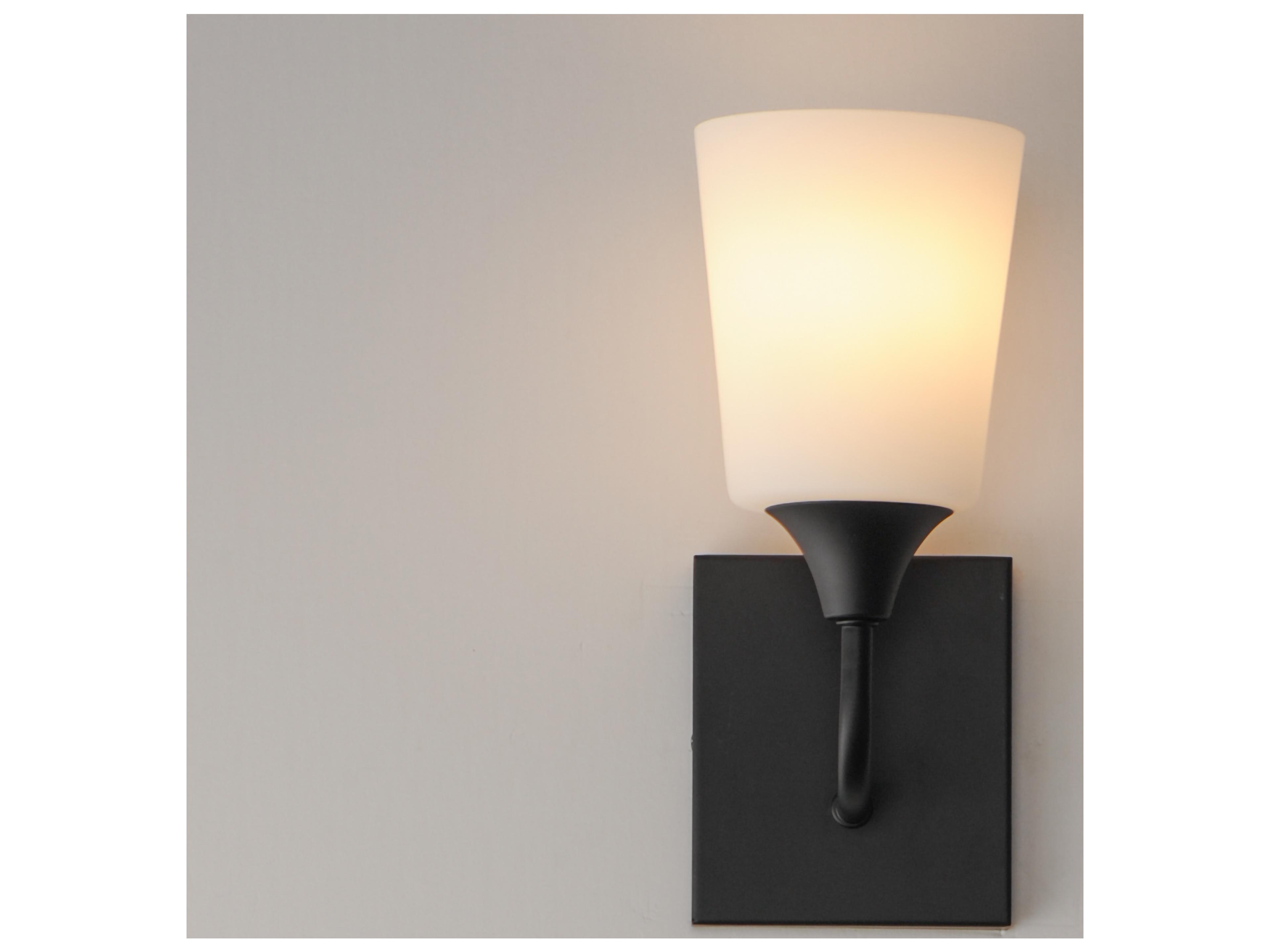 Maxim Lighting Hudson 1- Light Black Wall Sconce