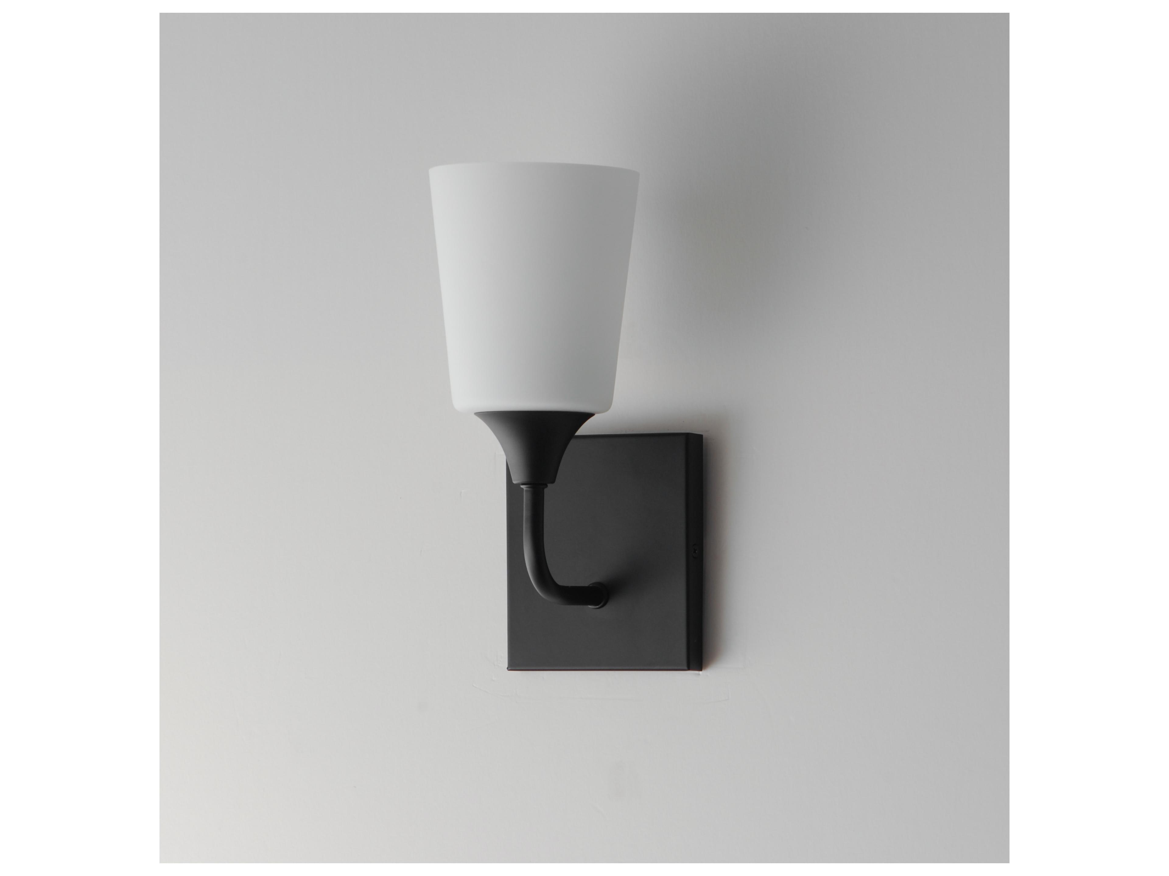 Maxim Lighting Hudson 1- Light Black Wall Sconce
