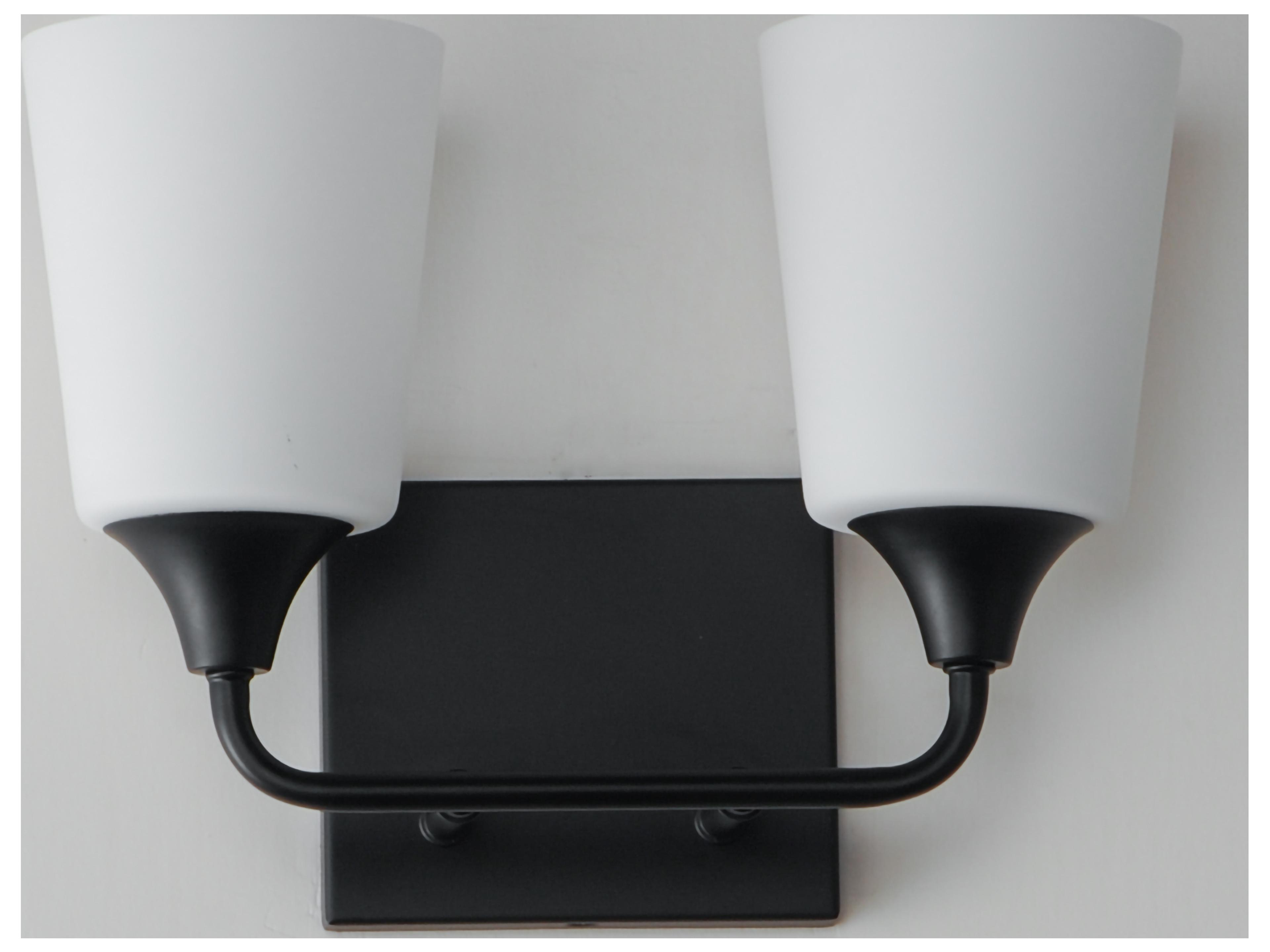 Maxim Lighting Hudson 2- Light Black Vanity