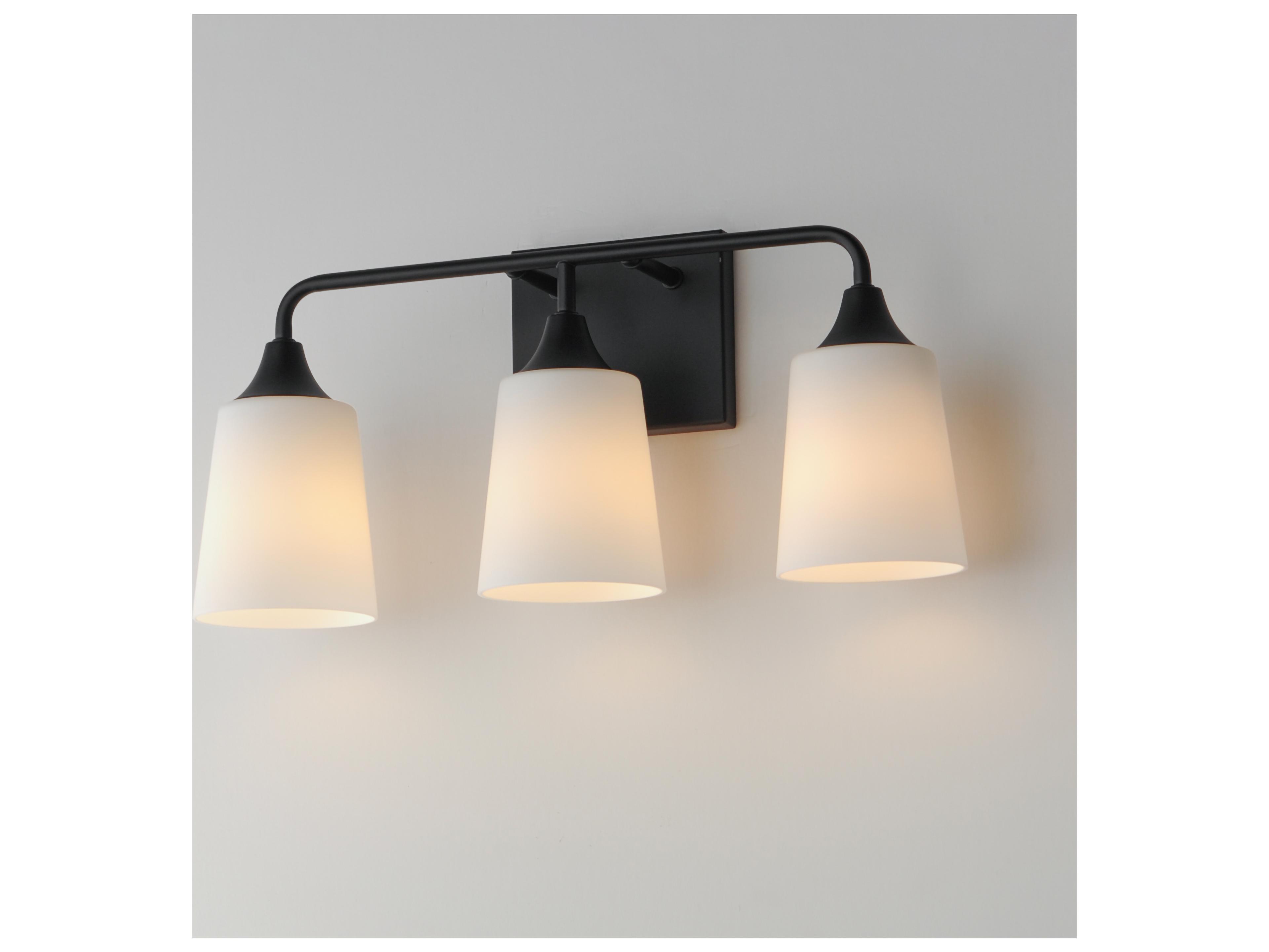 Maxim Lighting Hudson 3- Light Black Vanity