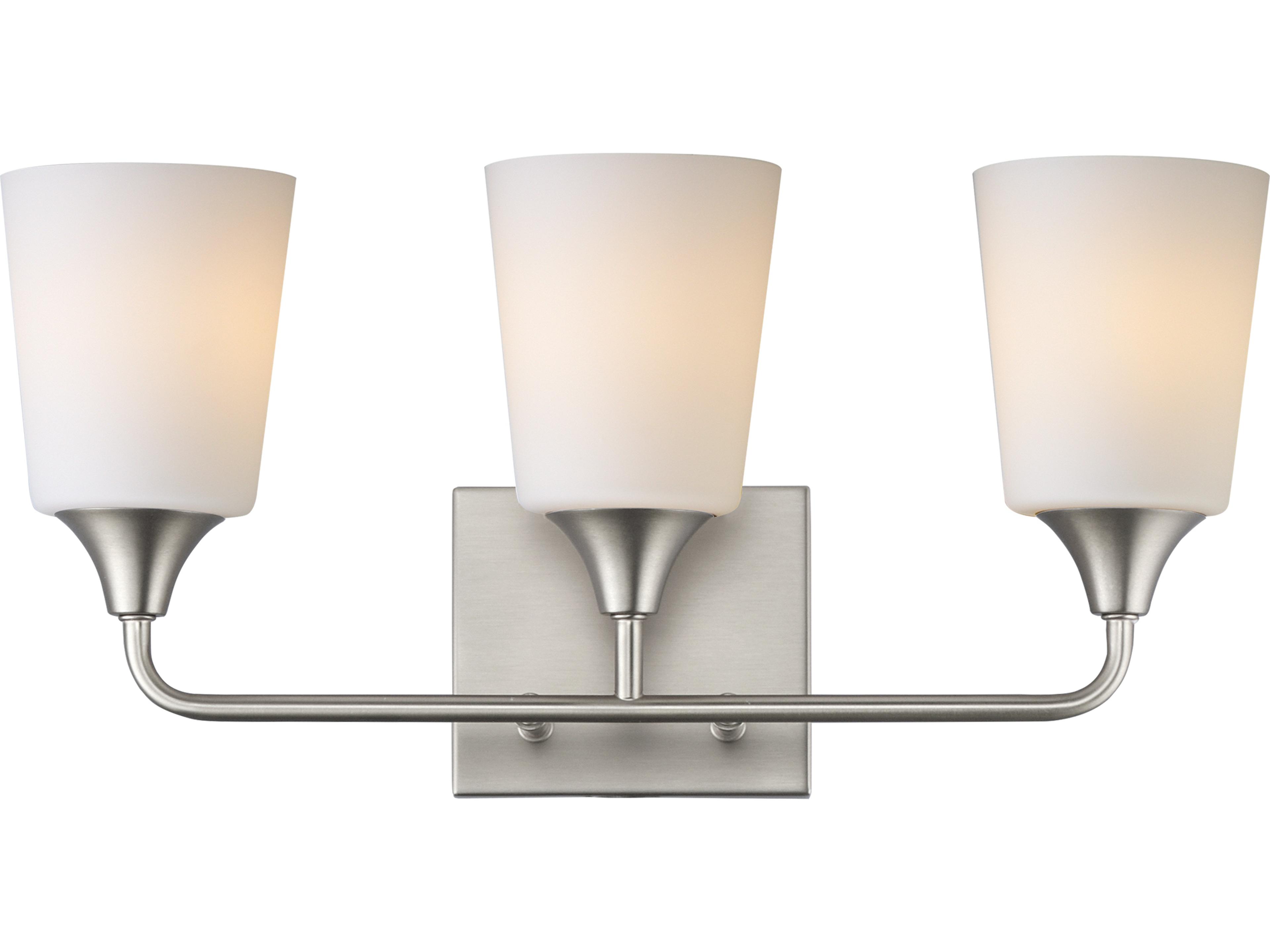 Hudson 3- Light Satin Nickel Vanity