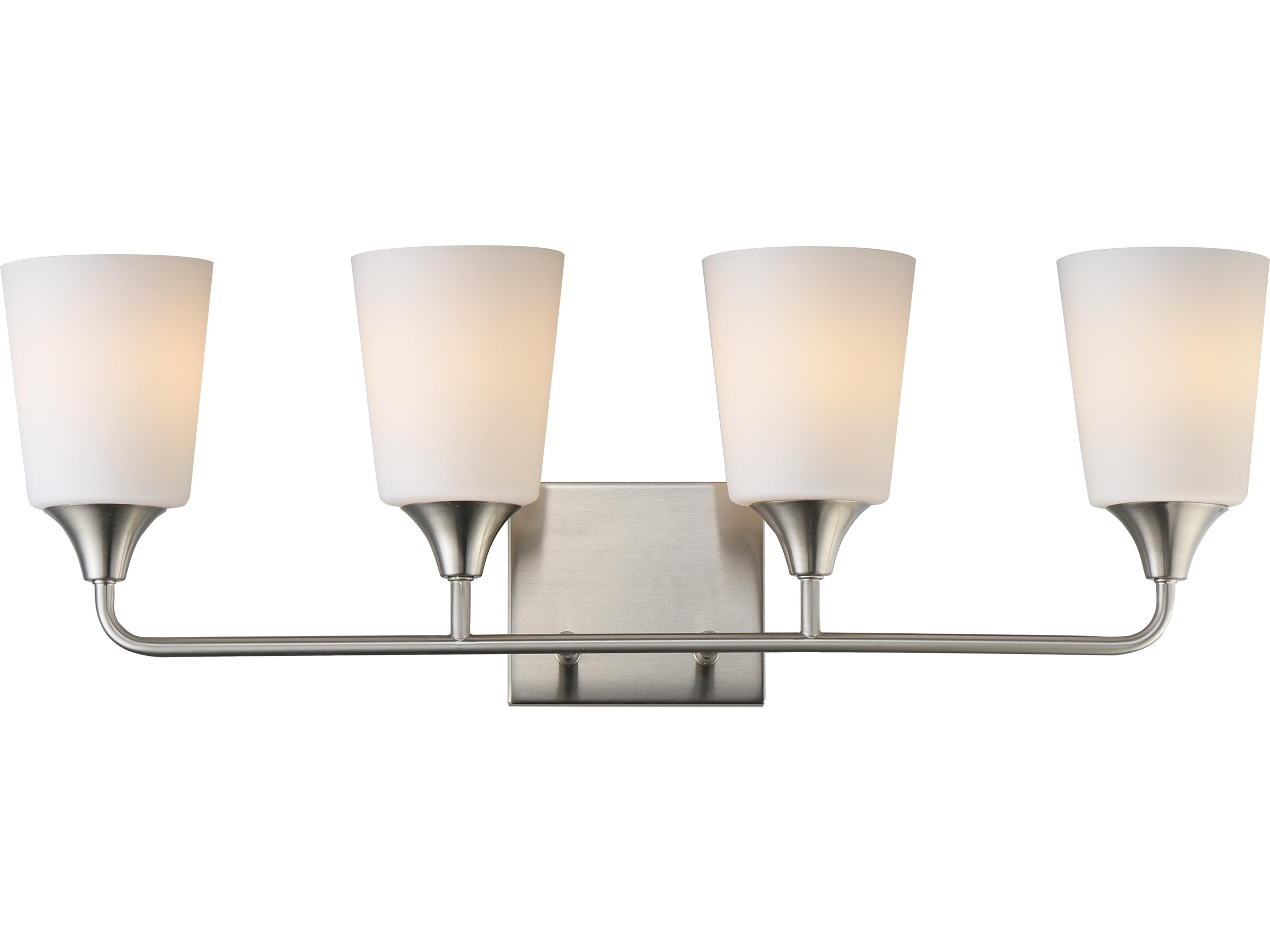 Hudson 4- Light Satin Nickel Vanity