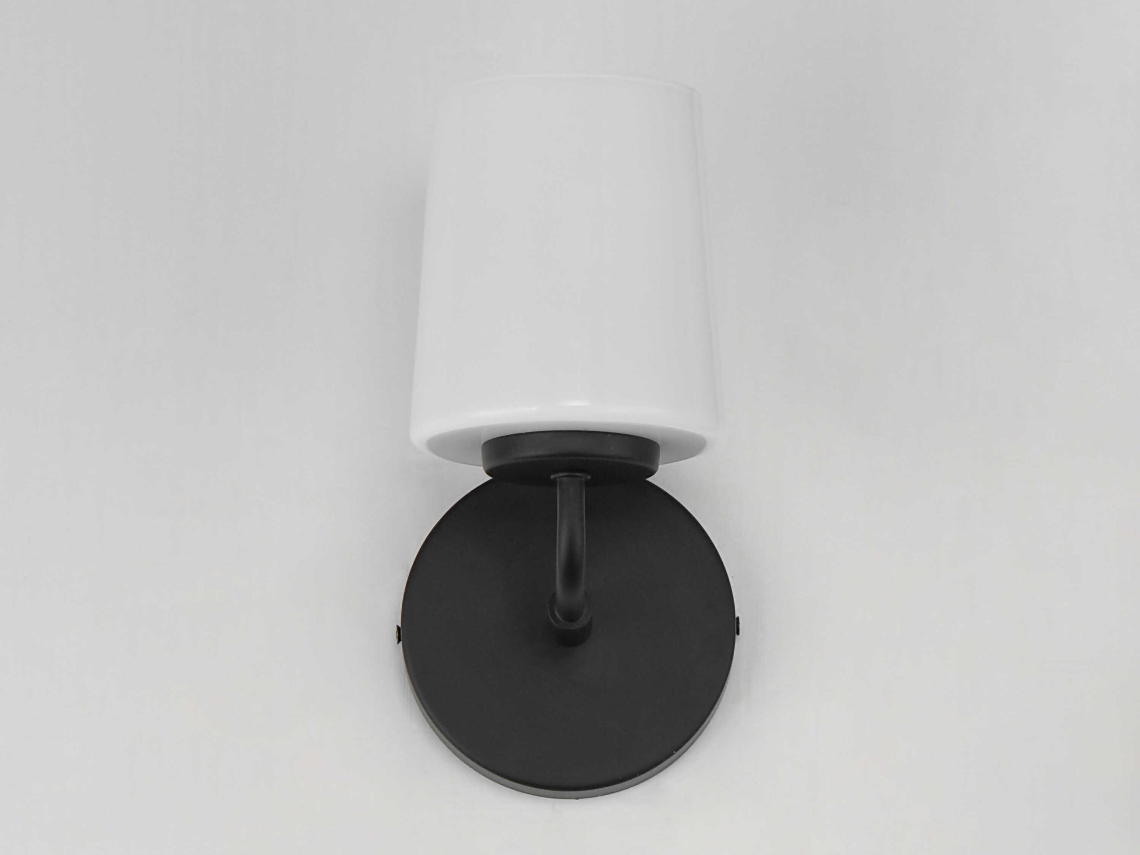 Maxim Lighting Durham 1-Light Black Wall Sconce