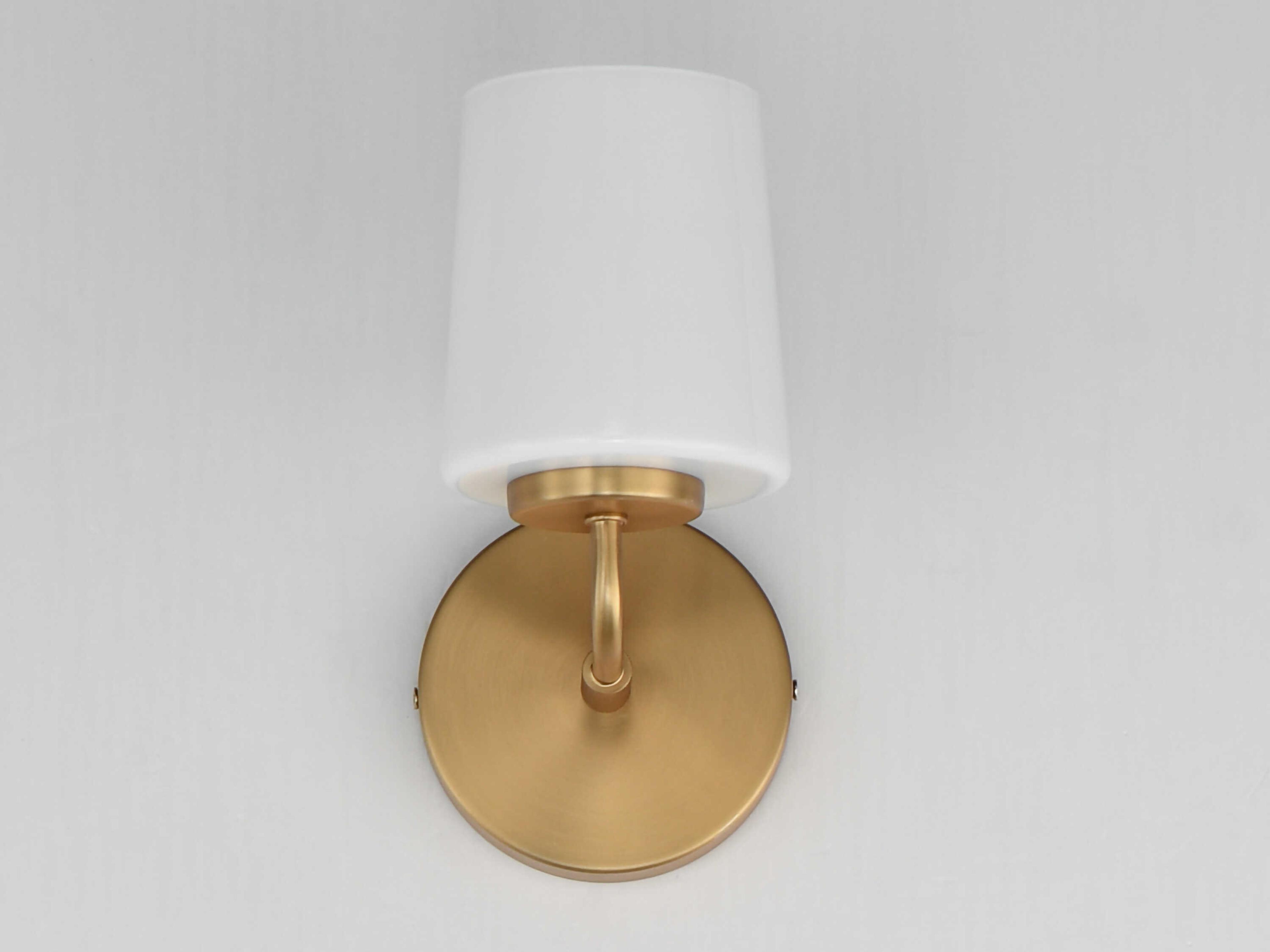 Maxim Lighting Durham 1-Light Natural Aged Brass Wall Sconce