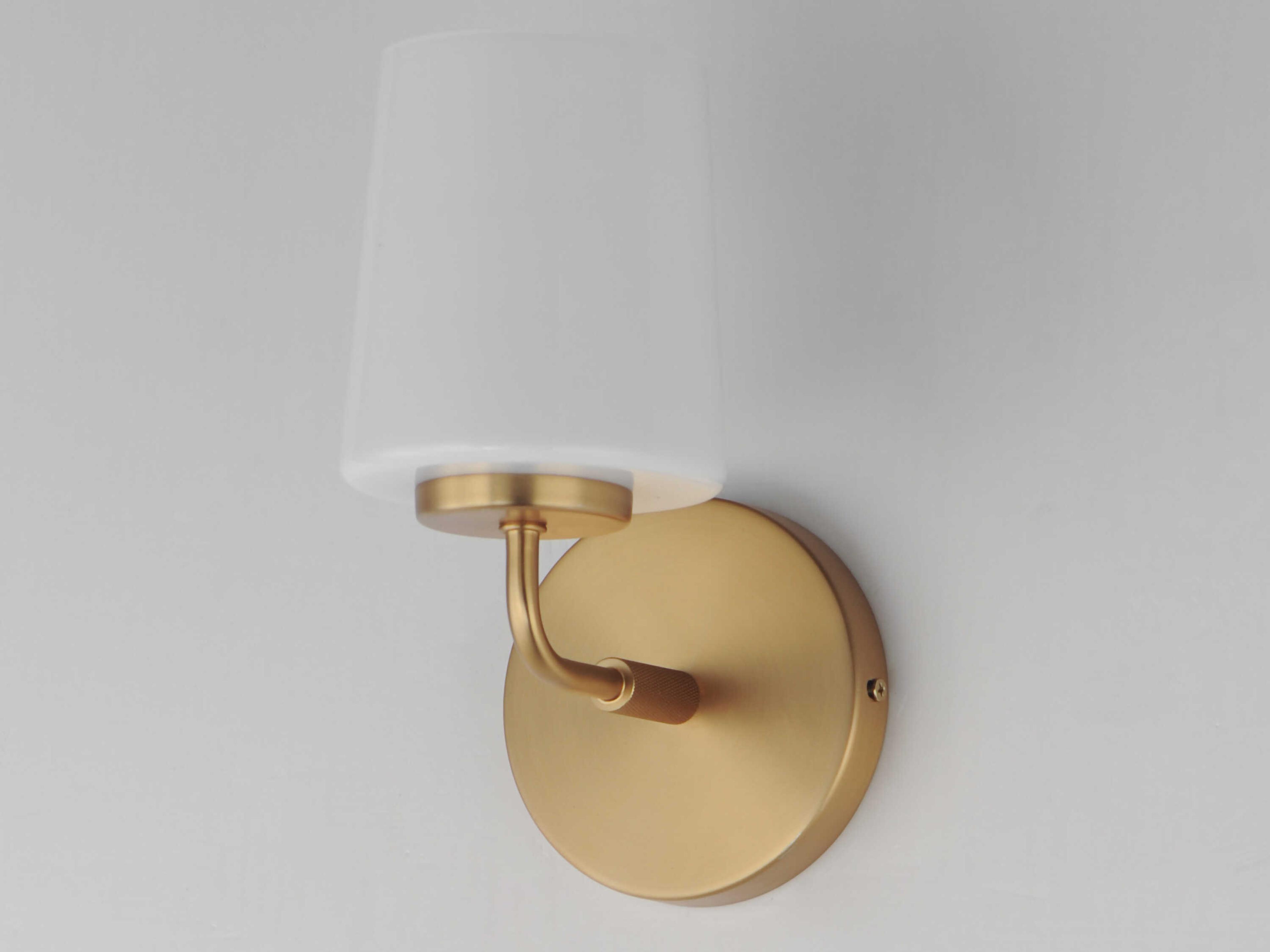 Maxim Lighting Durham 1-Light Natural Aged Brass Wall Sconce