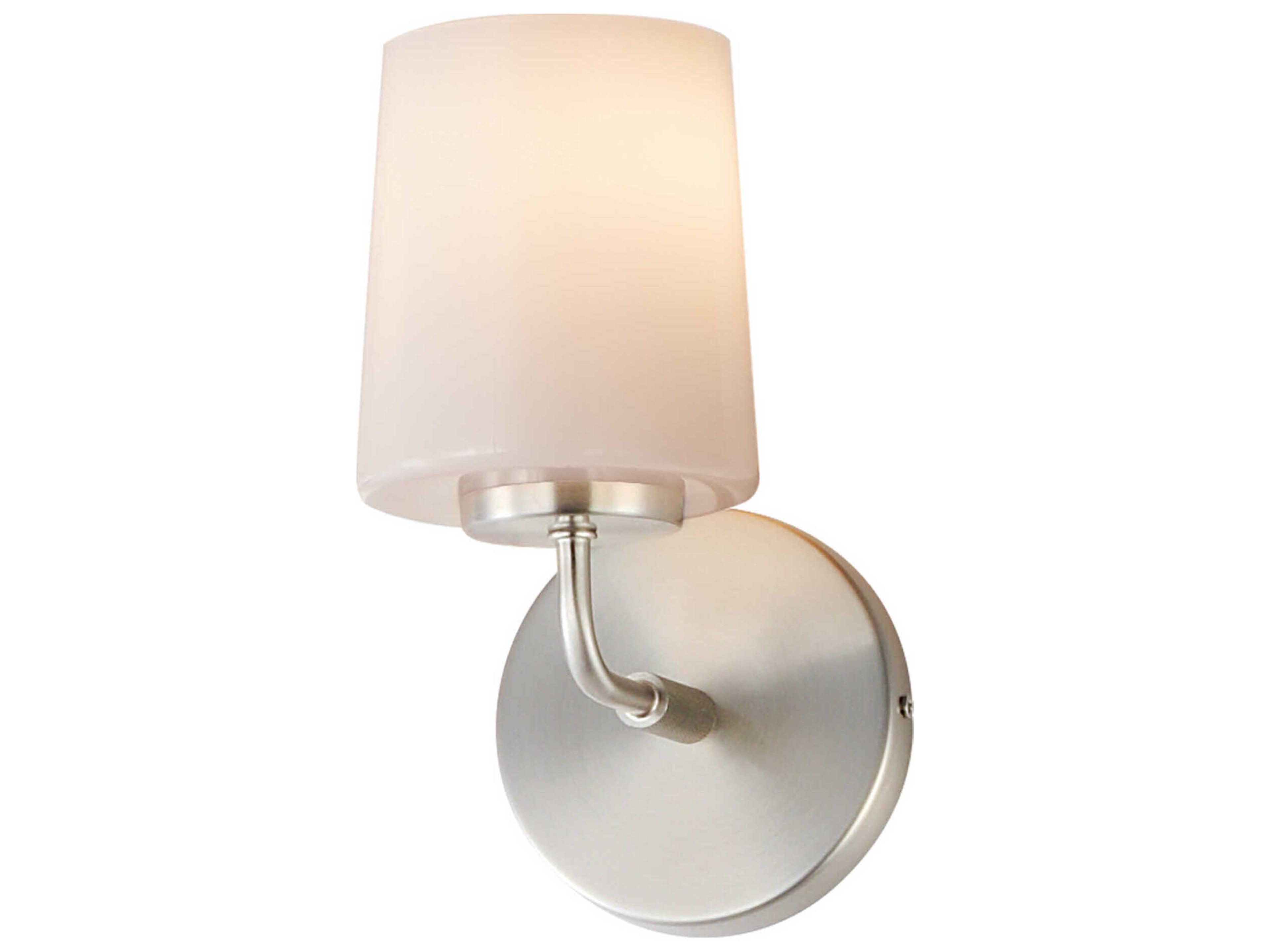 Durham 1-Light Satin Nickel Wall Sconce