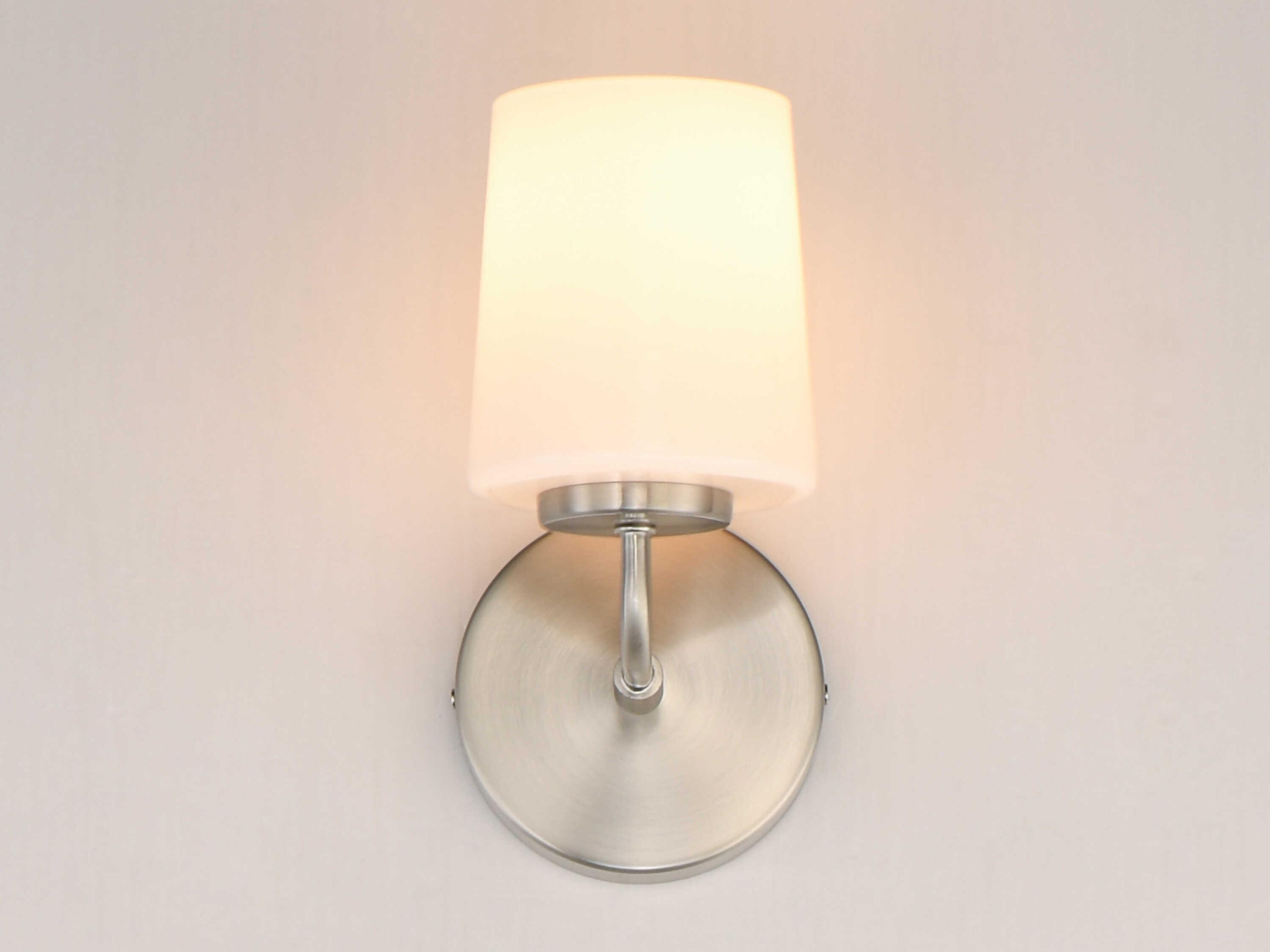 Maxim Lighting Durham 1-Light Satin Nickel Wall Sconce