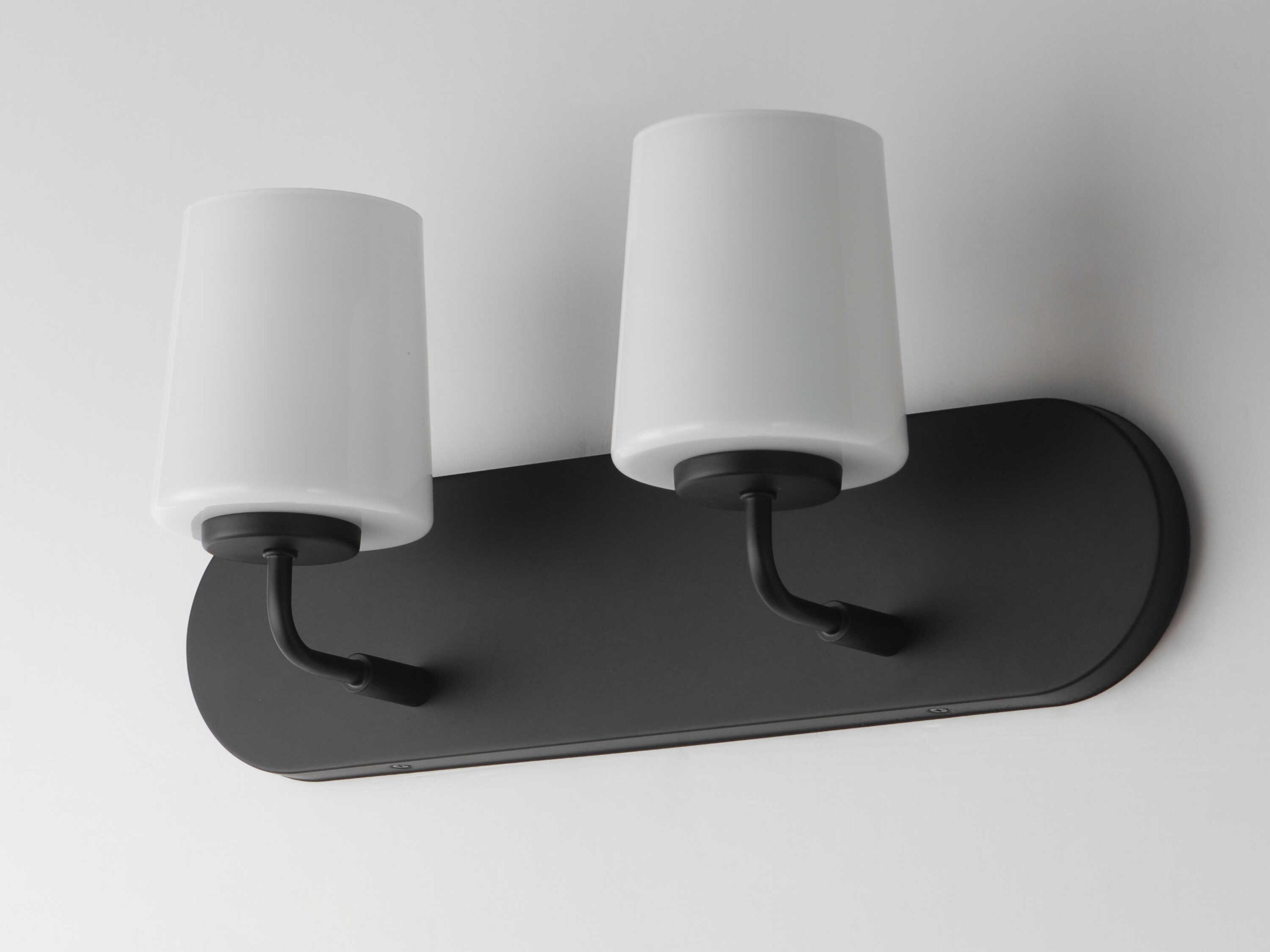 Maxim Lighting Durham 2-Light Black Vanity Light