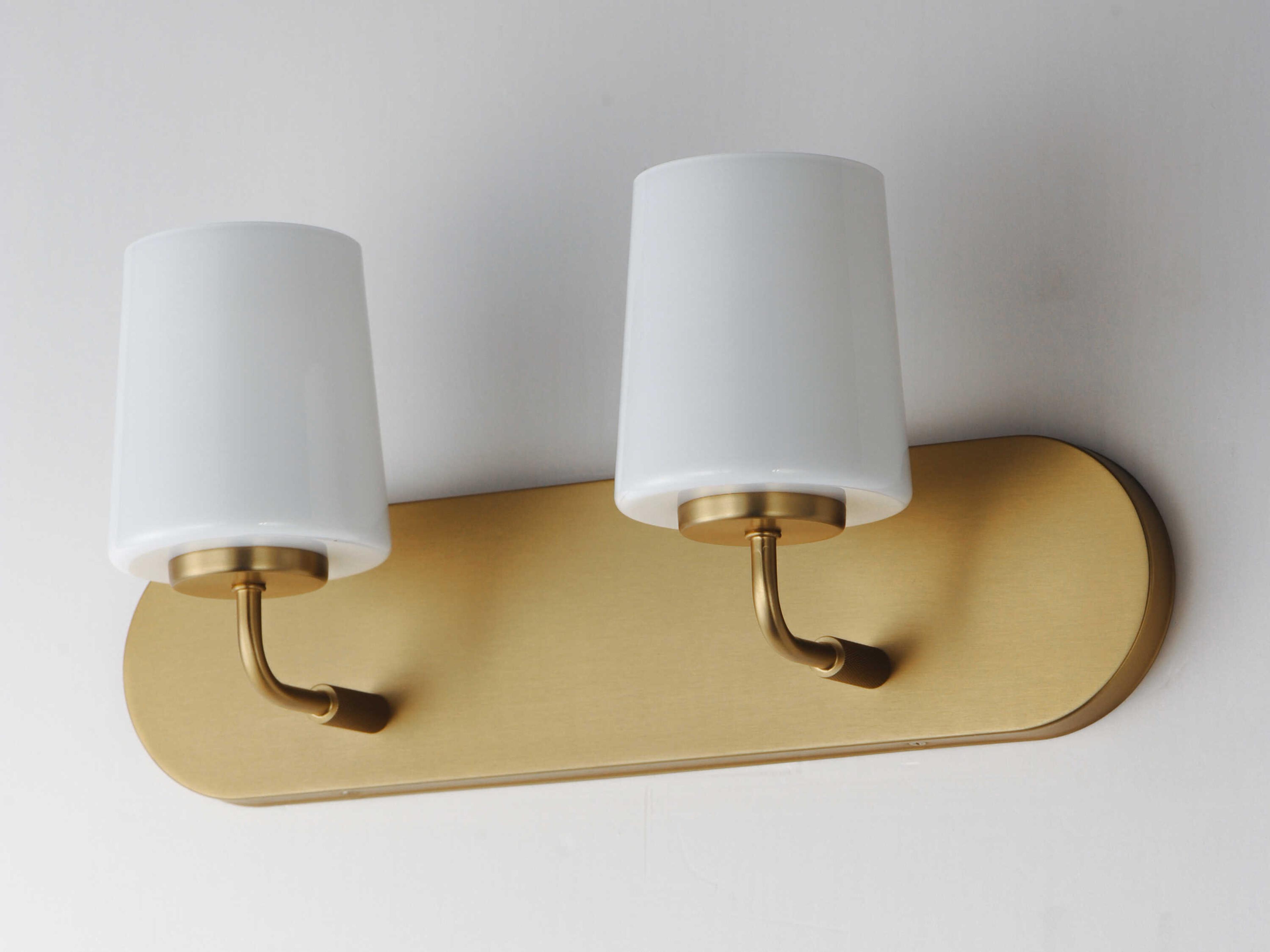 Maxim Lighting Durham 2-Light Natural Aged Brass Vanity Light
