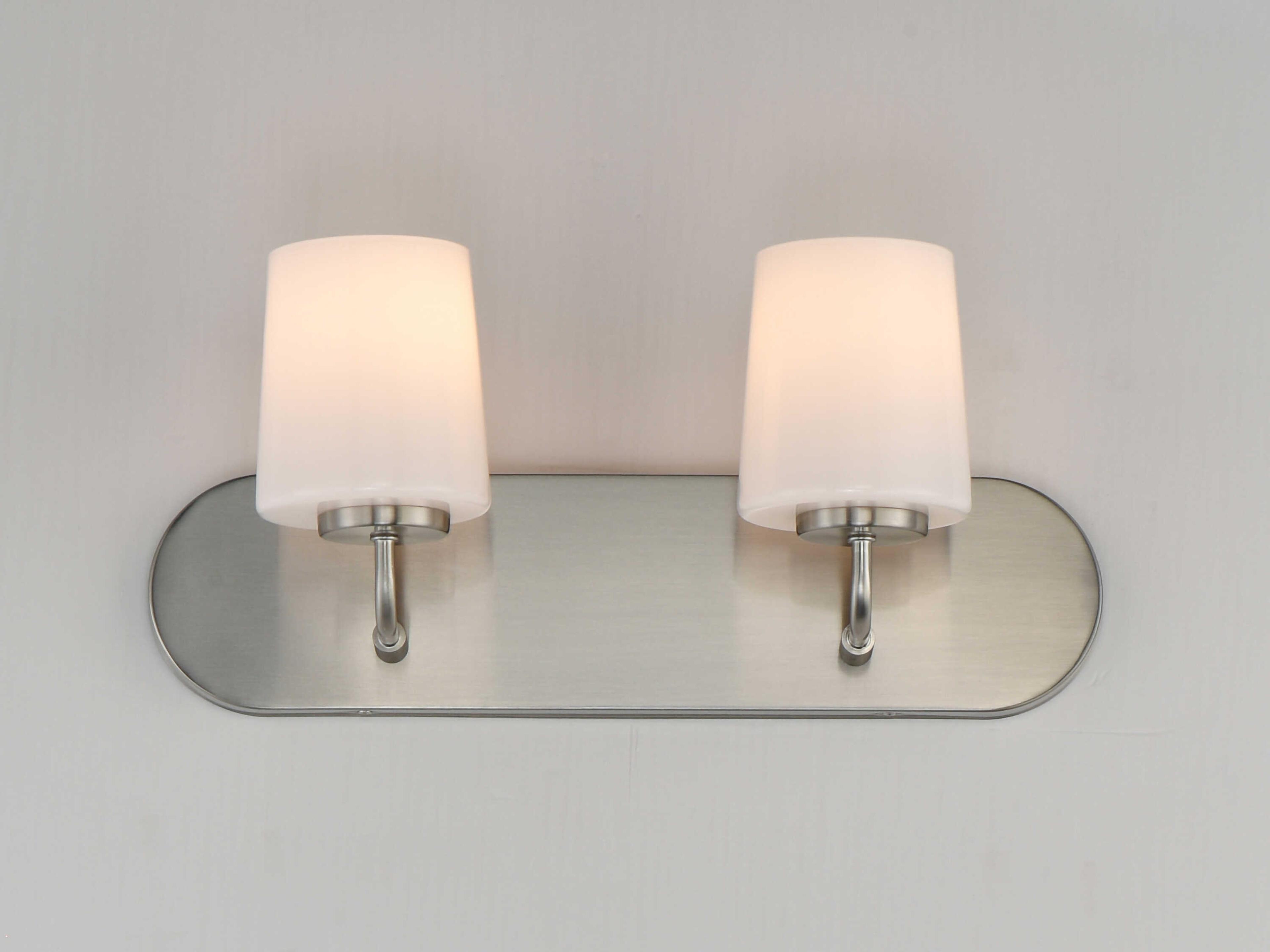 Maxim Lighting Durham 2-Light Satin Nickel Vanity Light