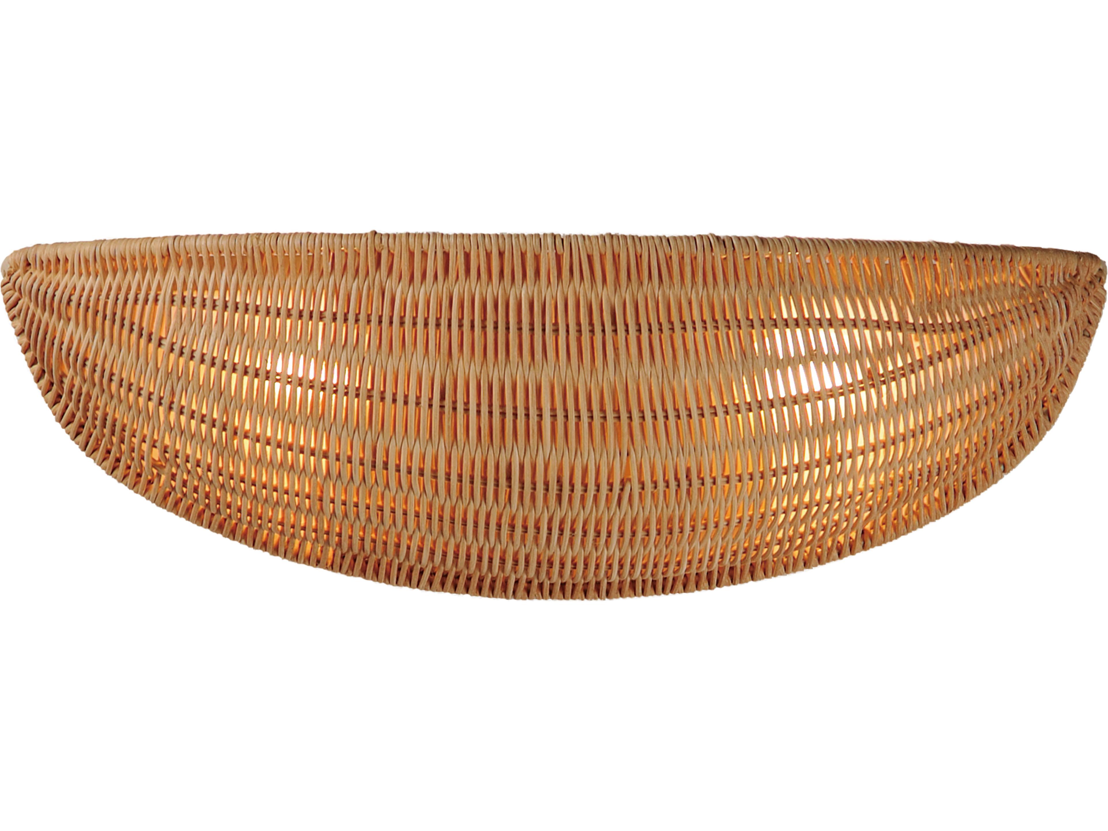 Bower 2- Light Natural Aged Brass Brown Wall Sconce