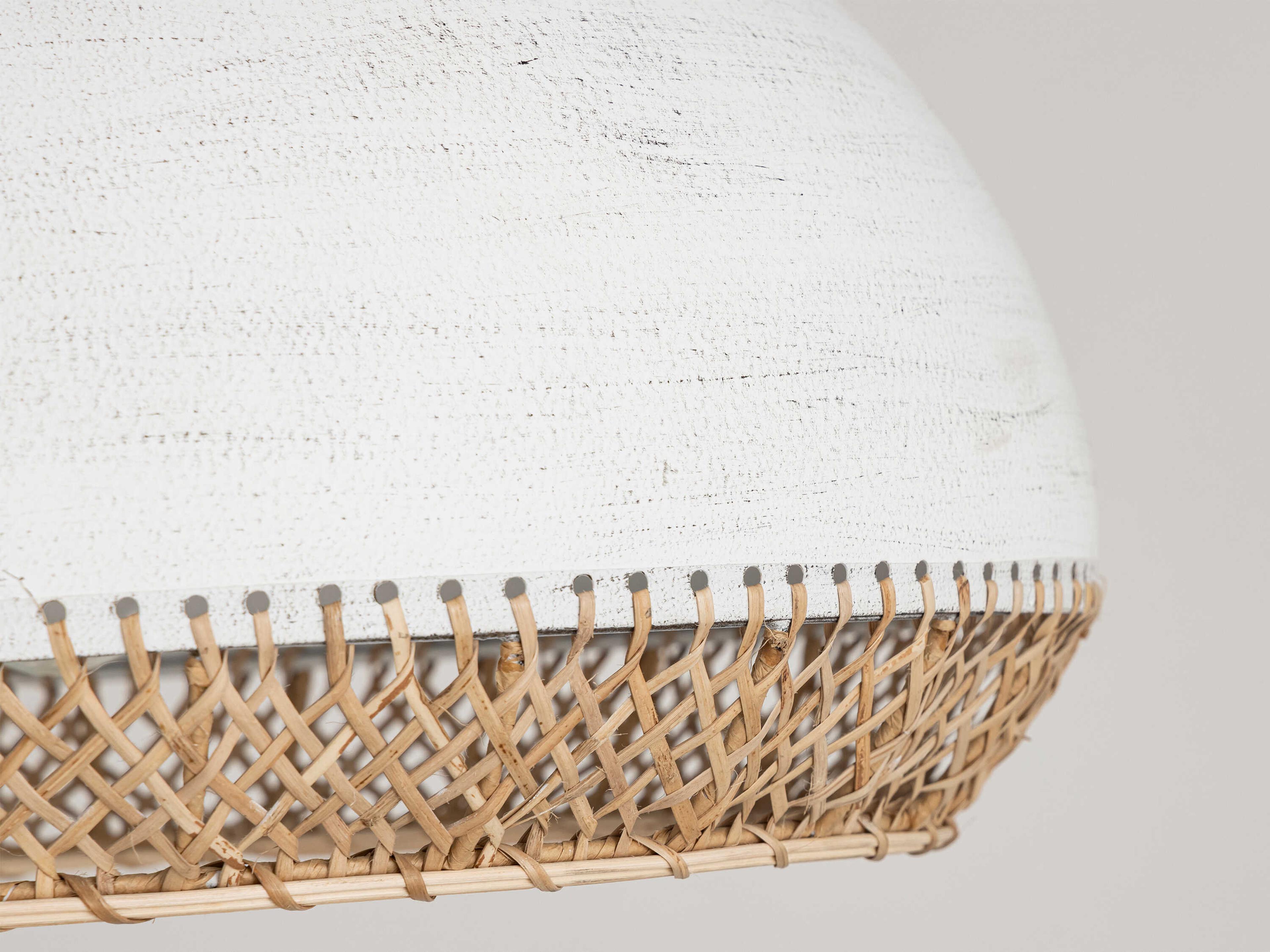 Maxim Lighting Tamba 1-Light Ivory White Pendant