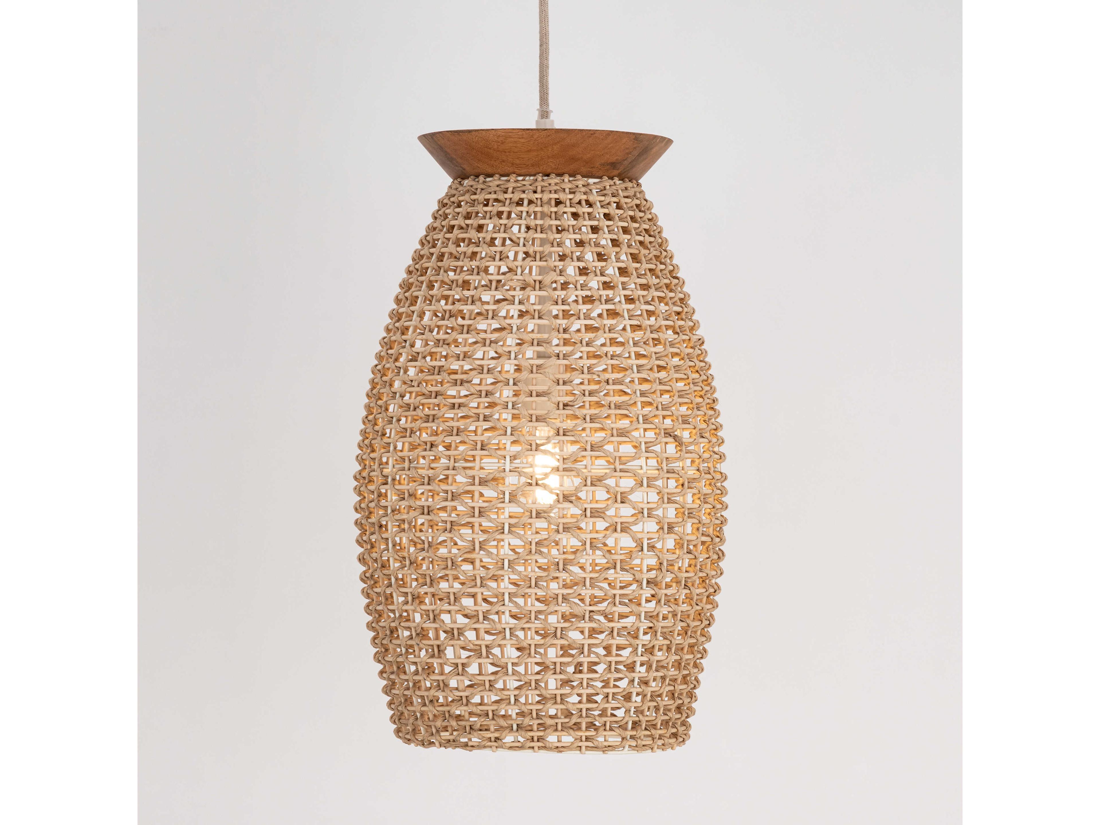 Maxim Lighting Cotswold 1-Light Walnut Brown Pendant