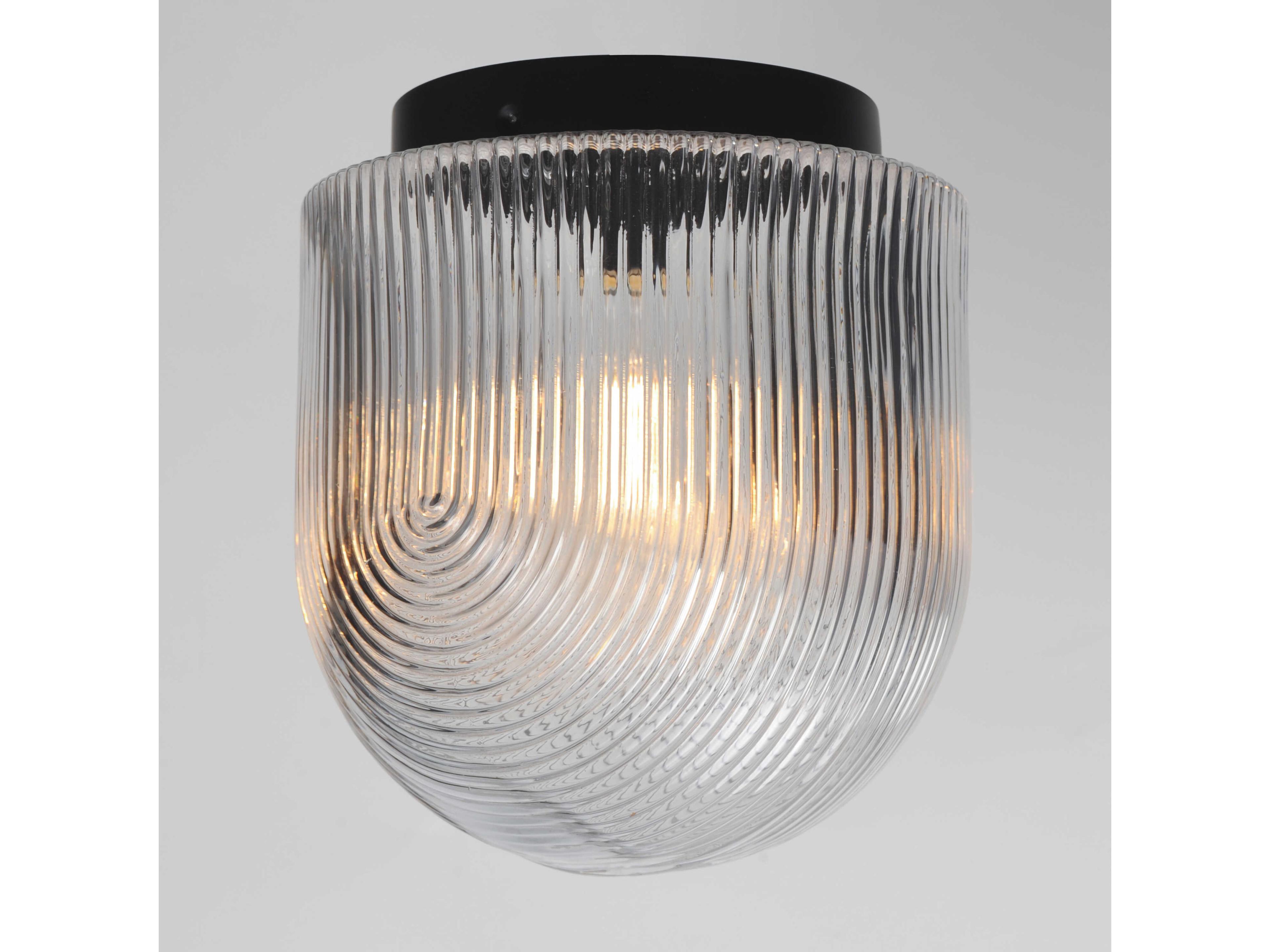 Maxim Lighting Dune 1-Light Black Flush Mount