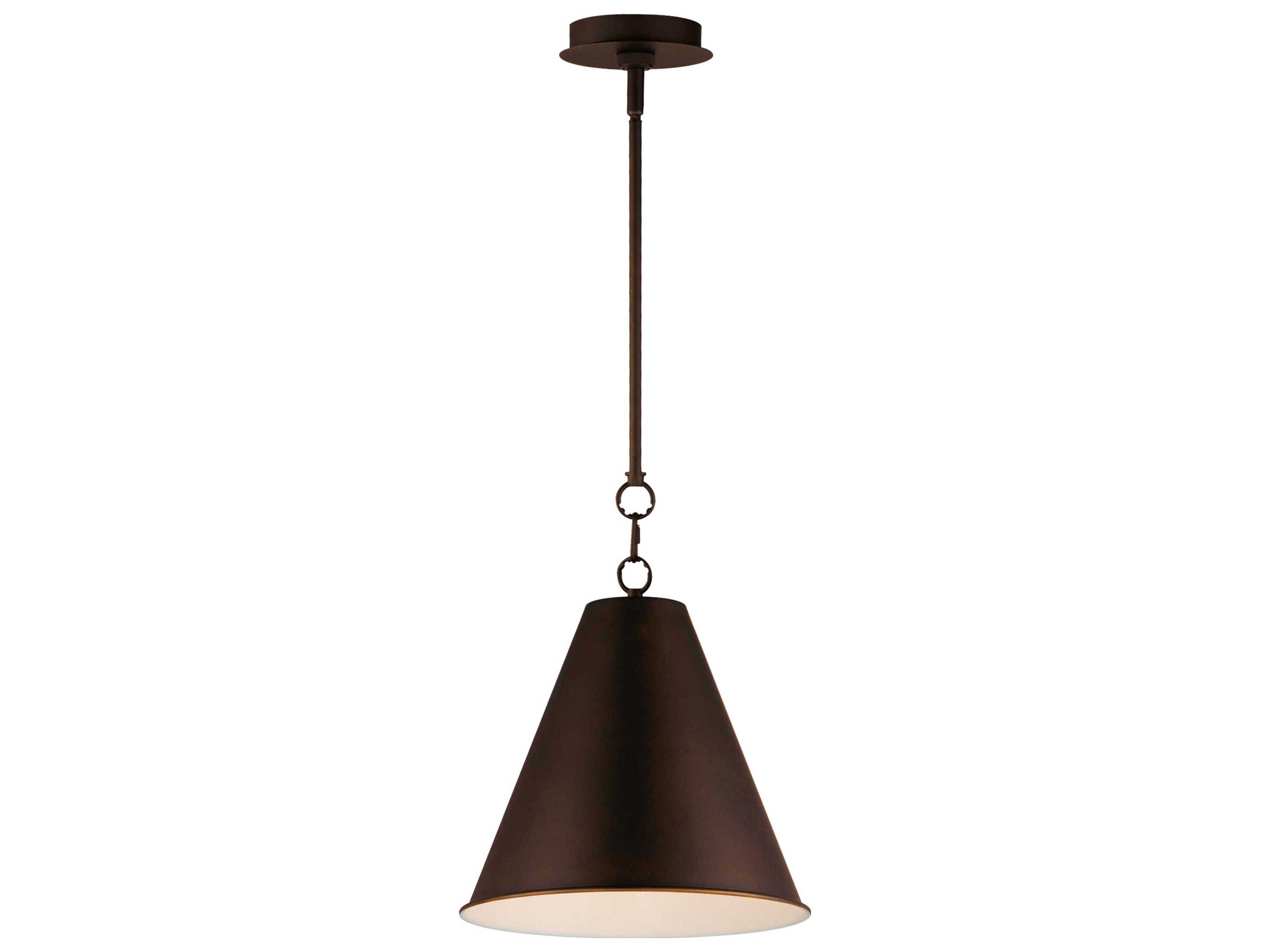 Veritas 1-Light Chestnut Bronze Mini Pendant