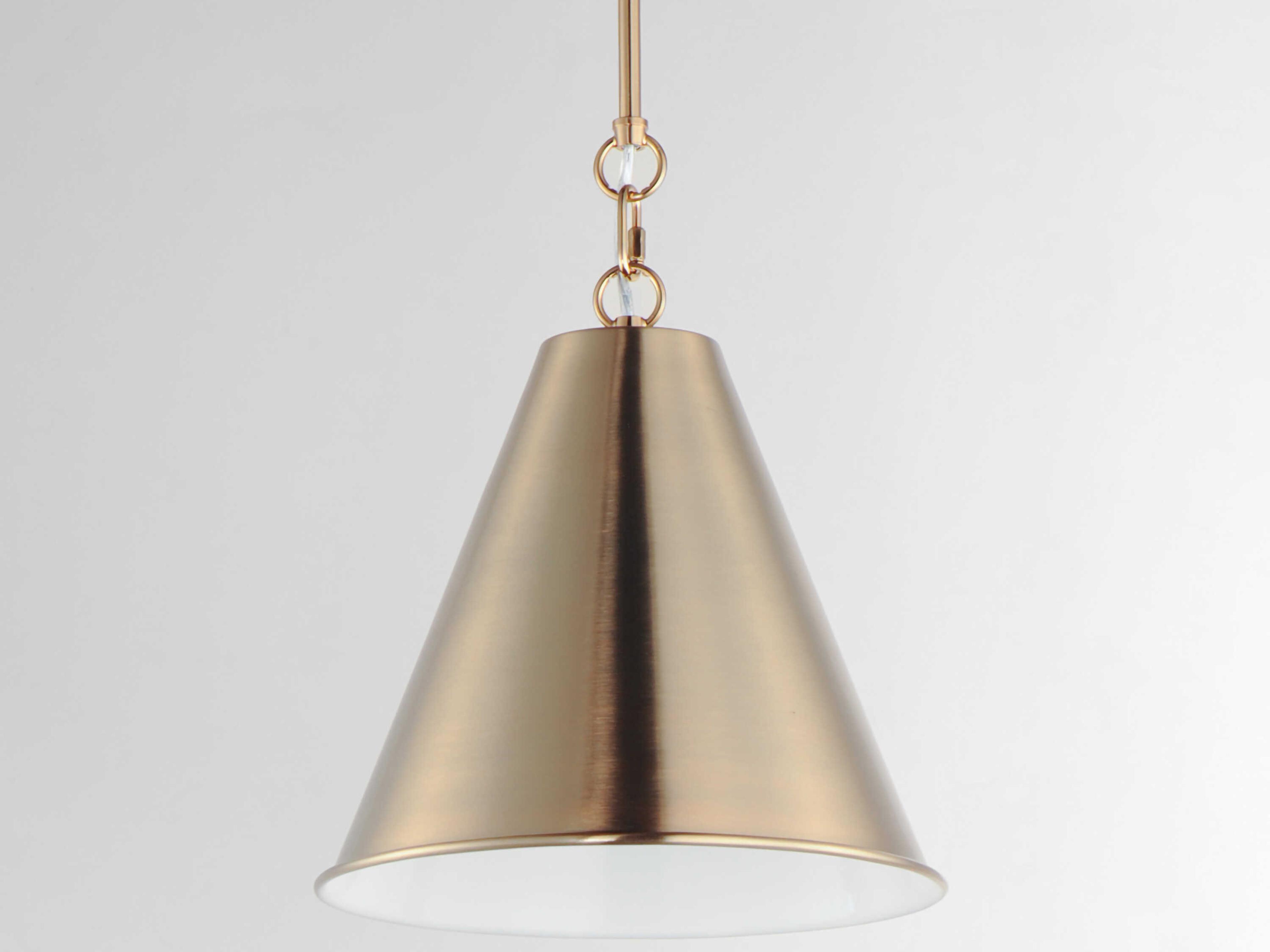 Maxim Lighting Veritas 1-Light Heritage Brass Mini Pendant