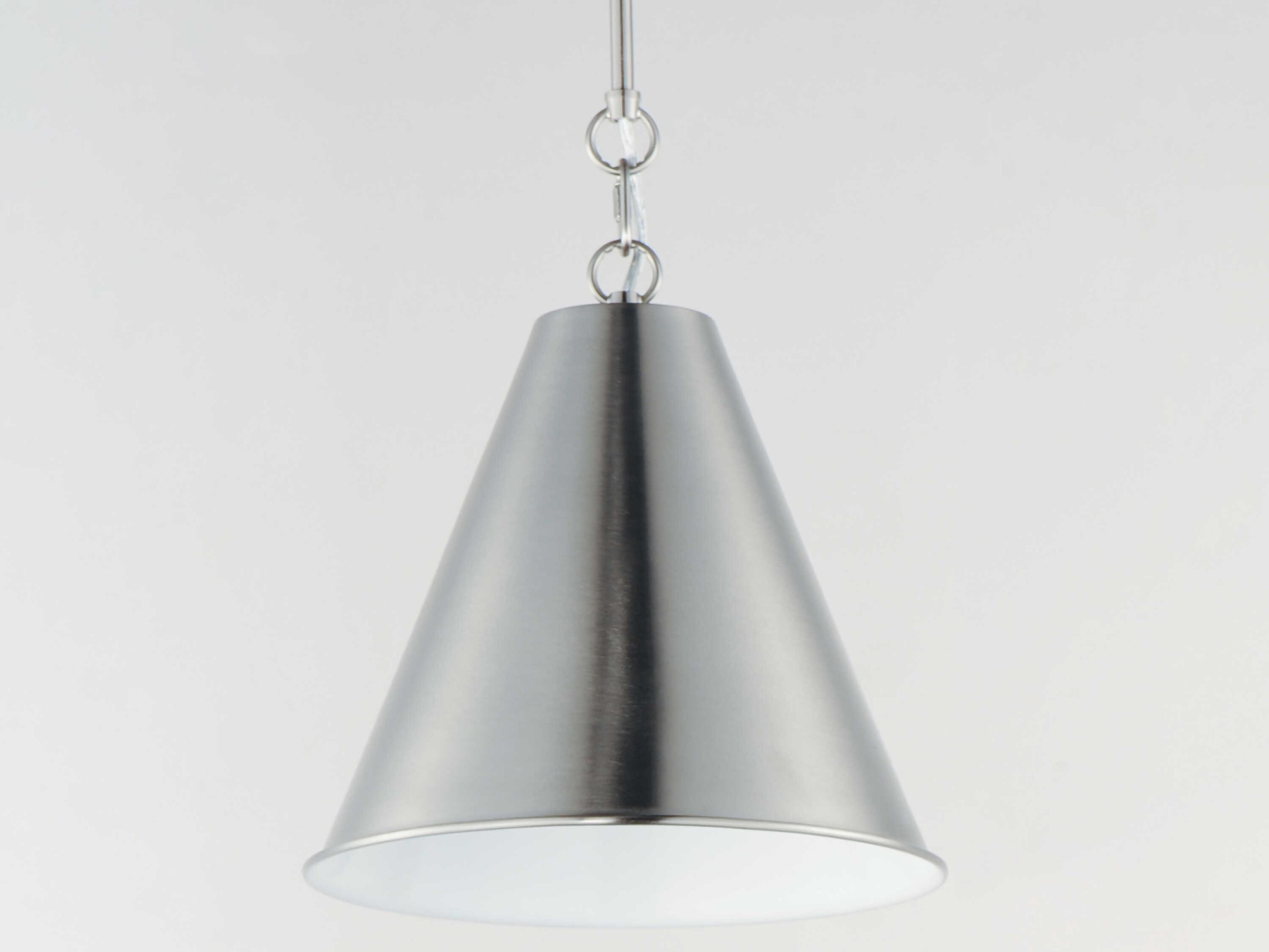 Maxim Lighting Veritas 1-Light Satin Nickel Mini Pendant